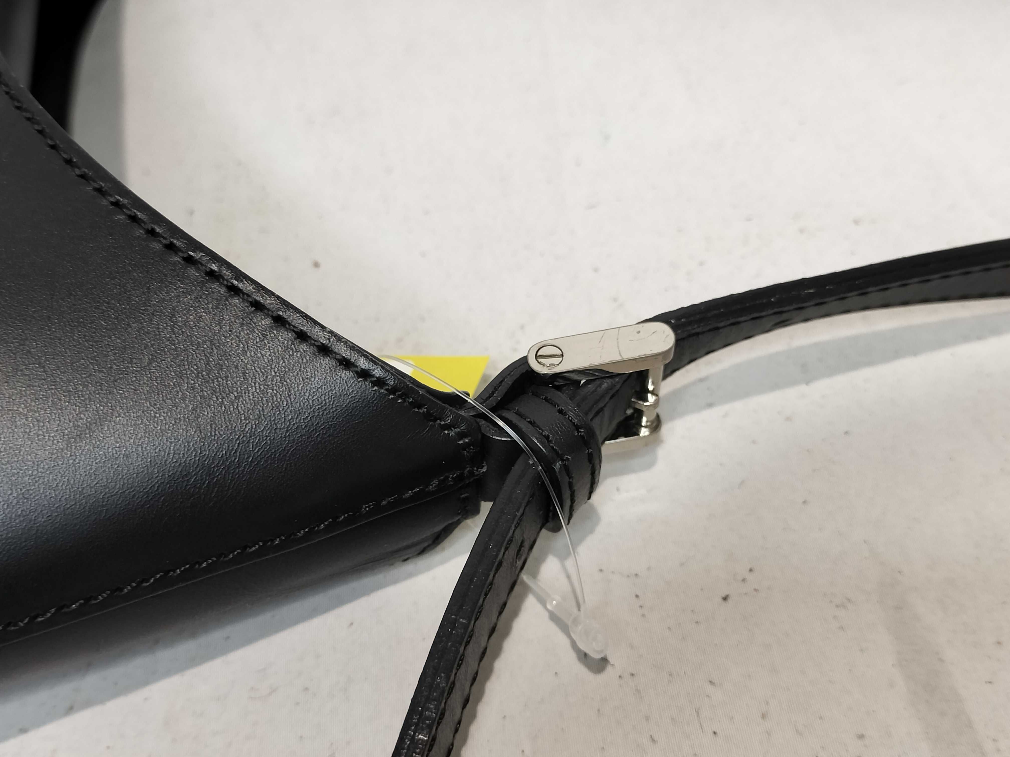 Leather/Check One-Shoulder Handbag — view 5