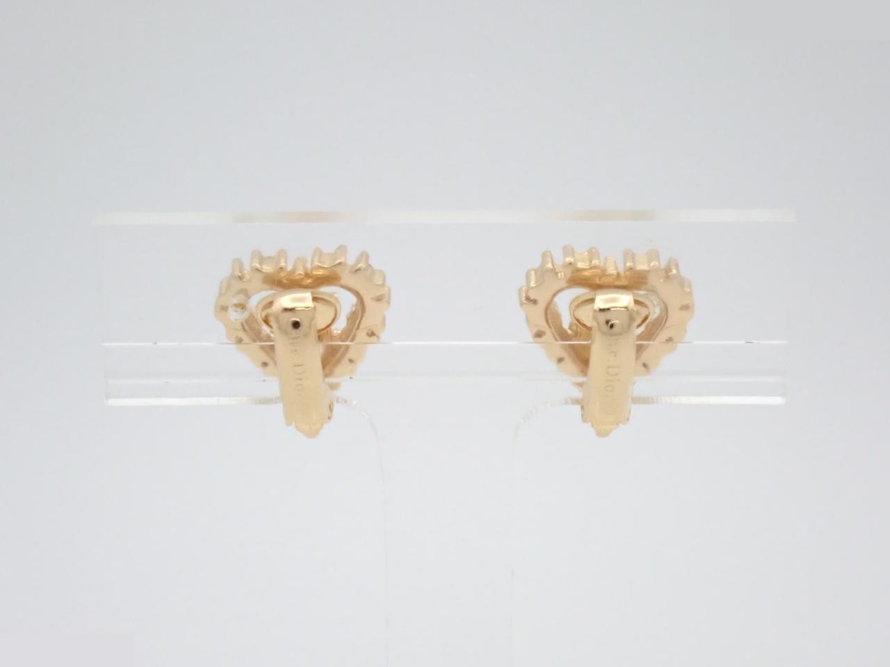 Heart Rhinestone Earrings — view 2
