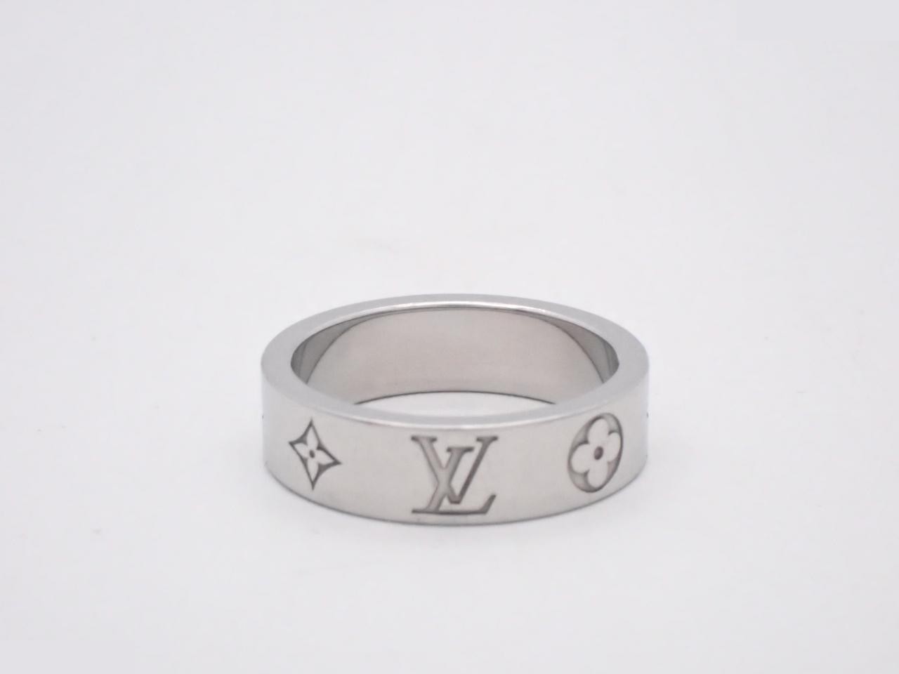 LV Mosaic Thin Ring, Silver, Size #21 — view 2