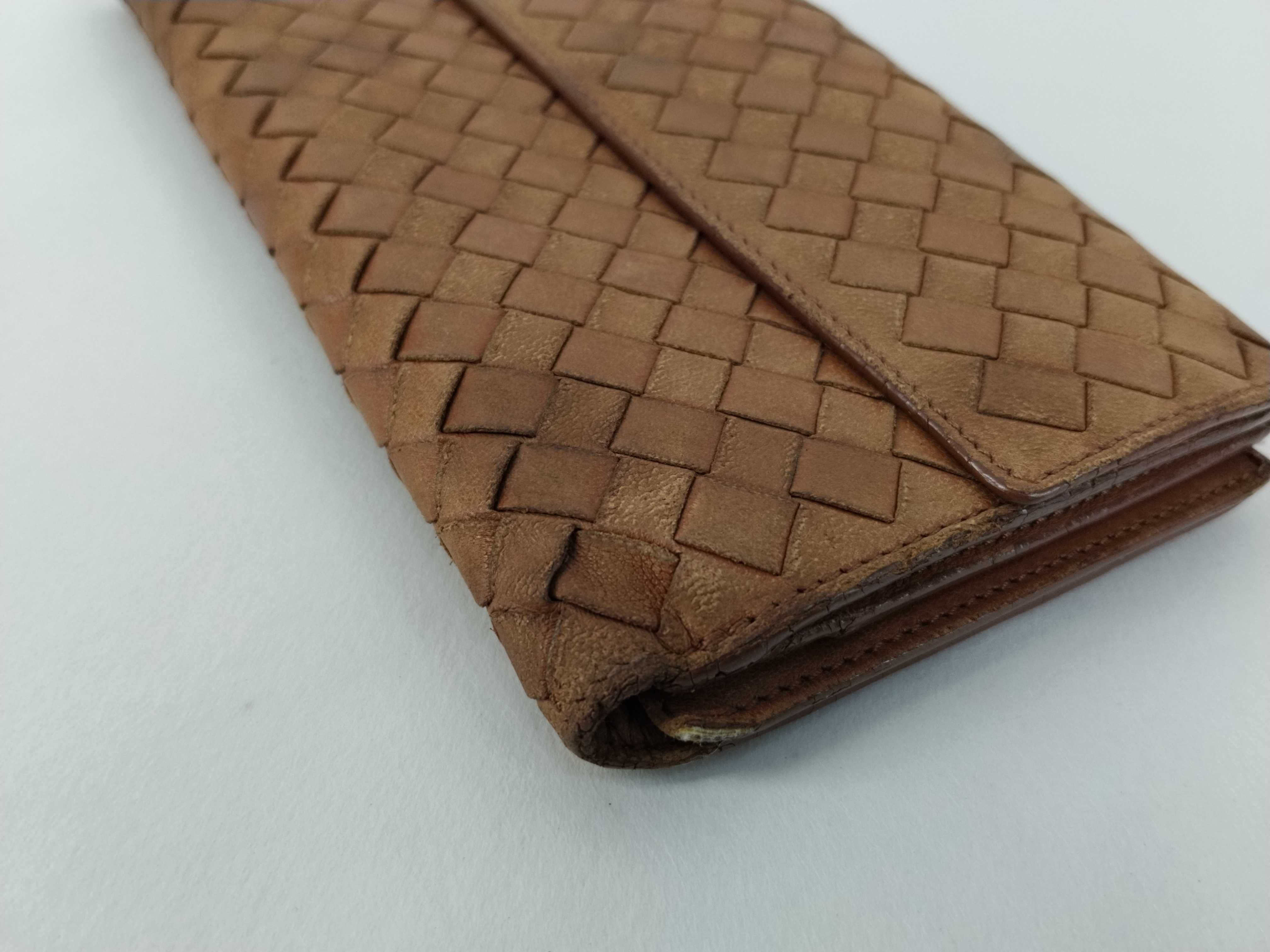 Intrecciato Wallet, Intrecciato Brown Wallet — view 3