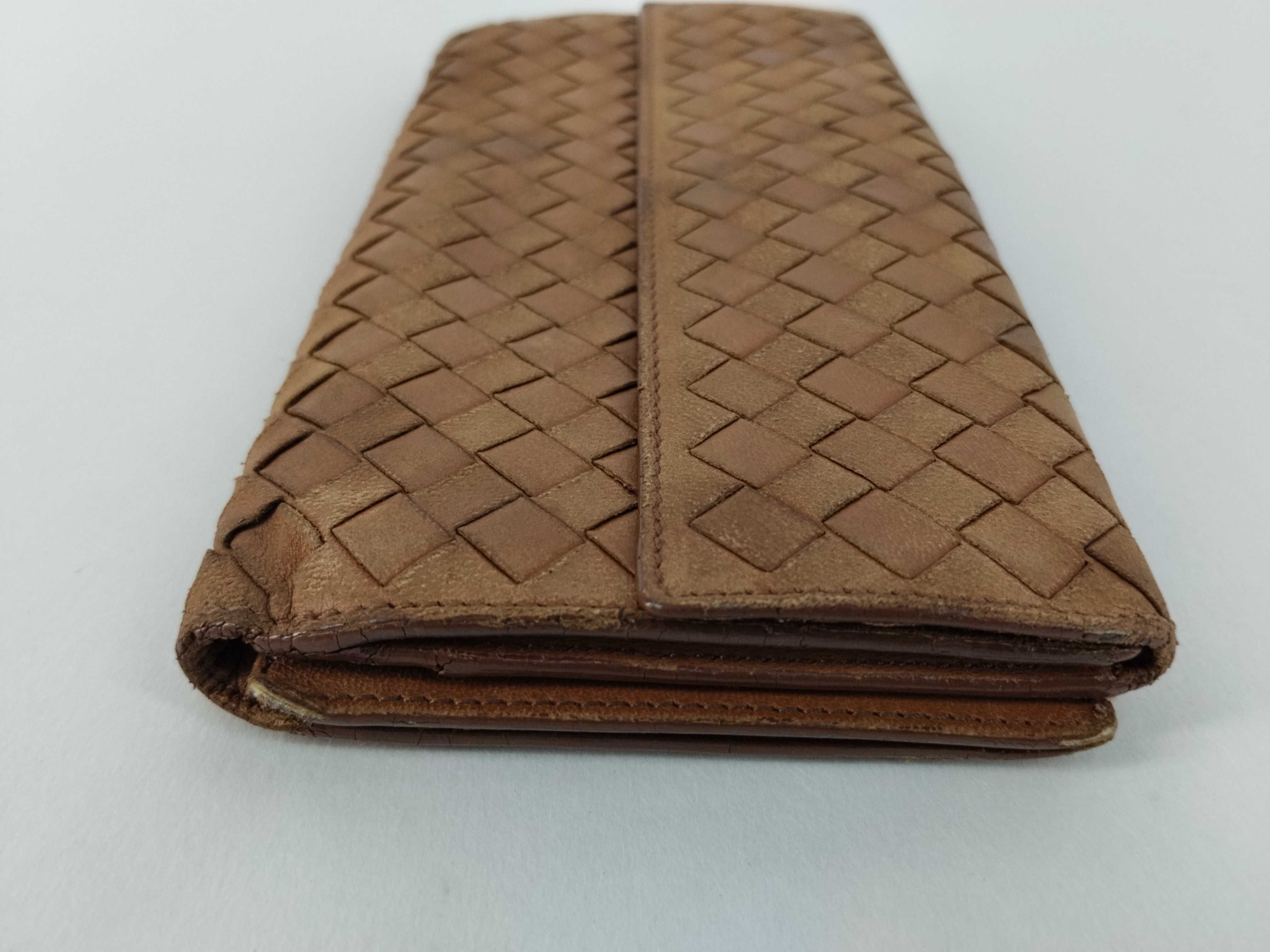 Intrecciato Wallet, Intrecciato Brown Wallet — view 4