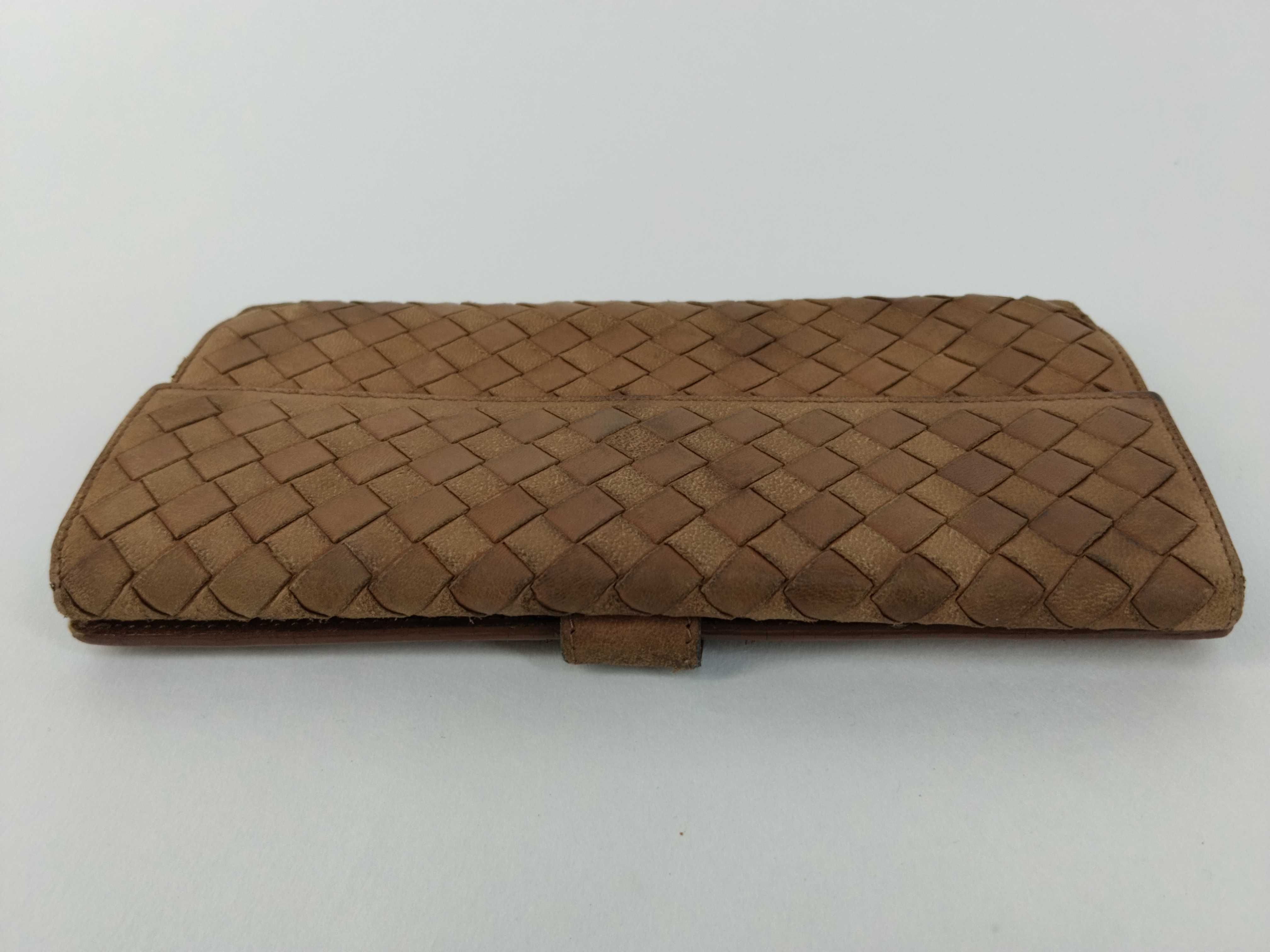 Intrecciato Wallet, Intrecciato Brown Wallet — view 5