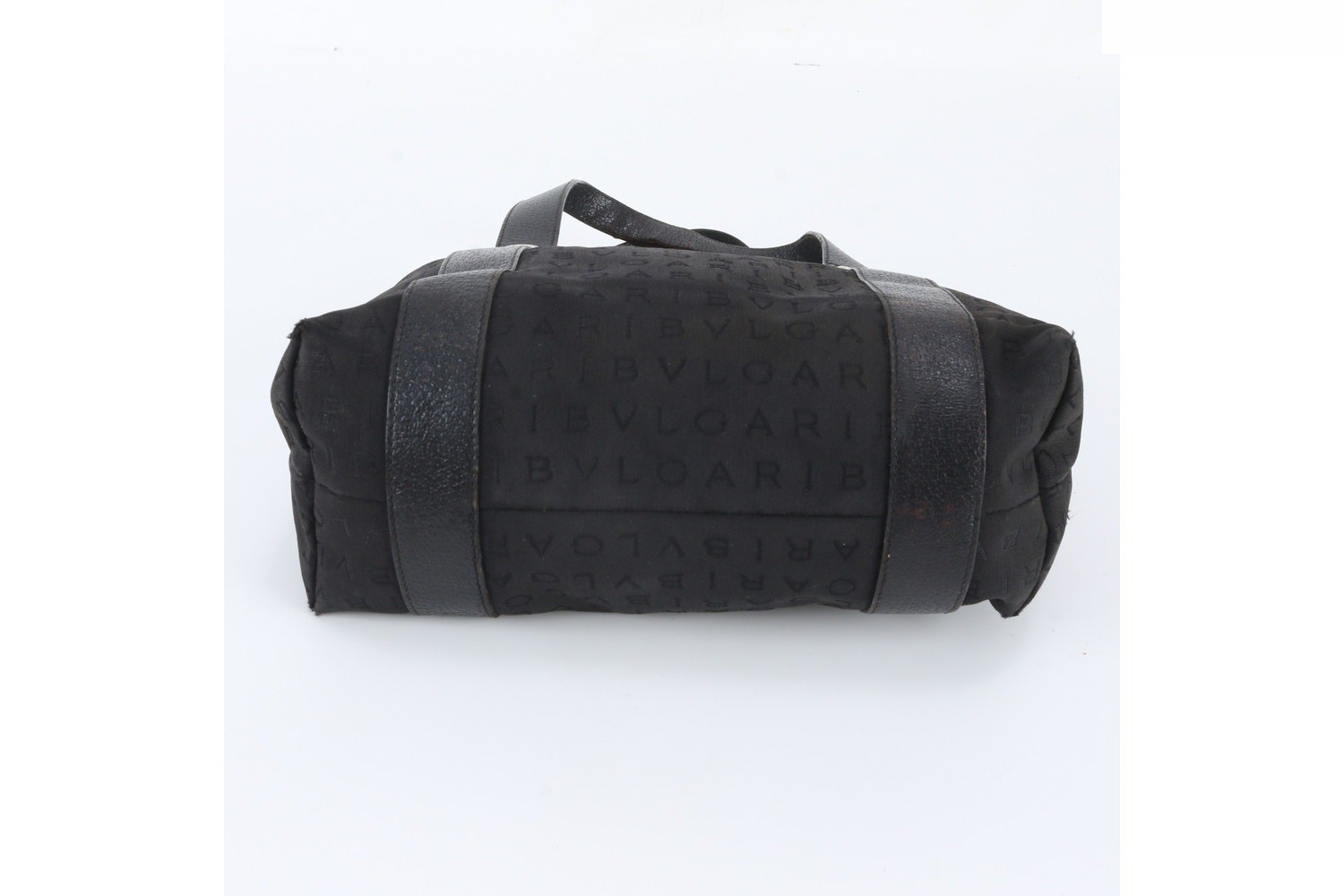 Logomania Leather Canvas Tote Bag — view 5