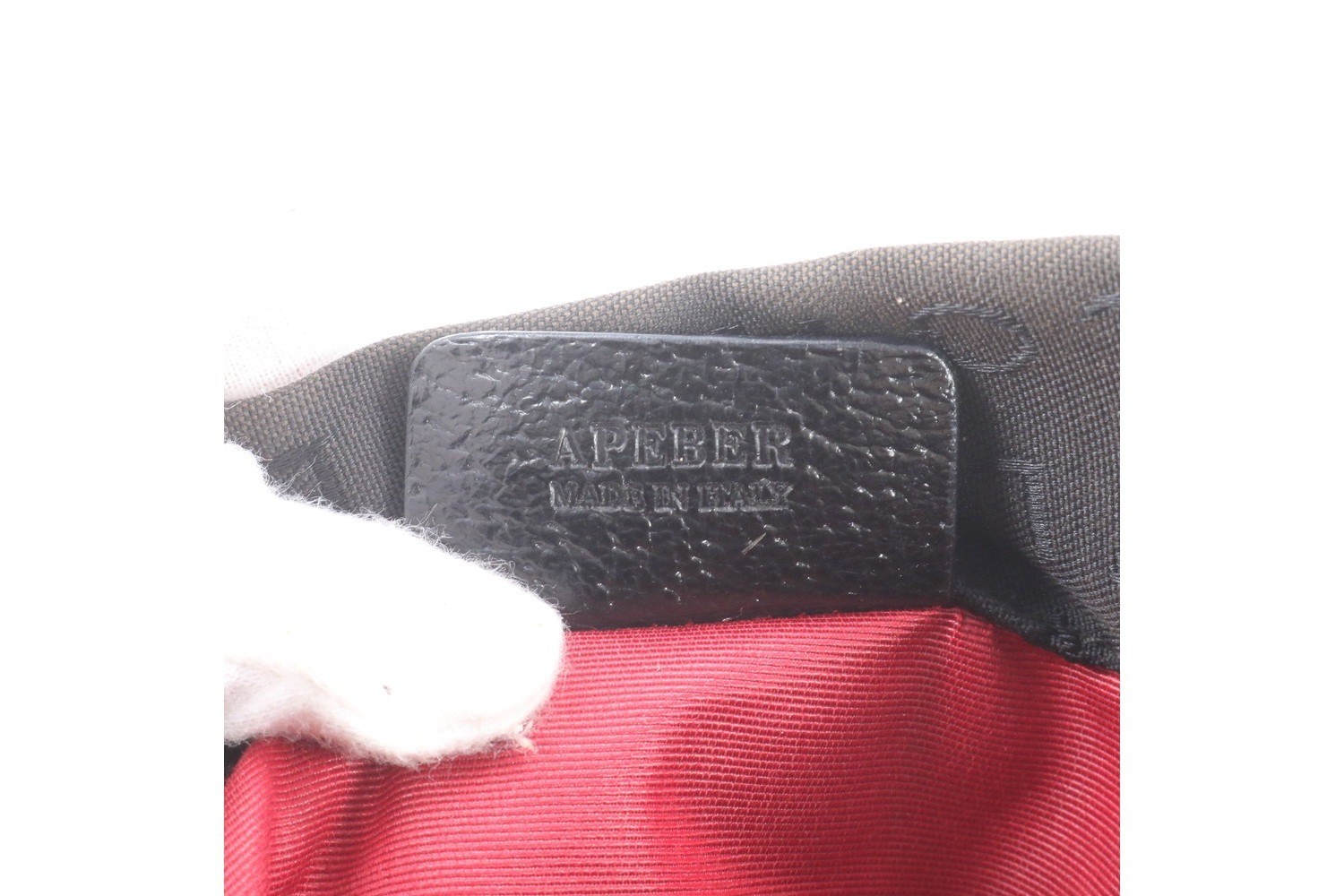 Logomania Leather Canvas Tote Bag — view 9