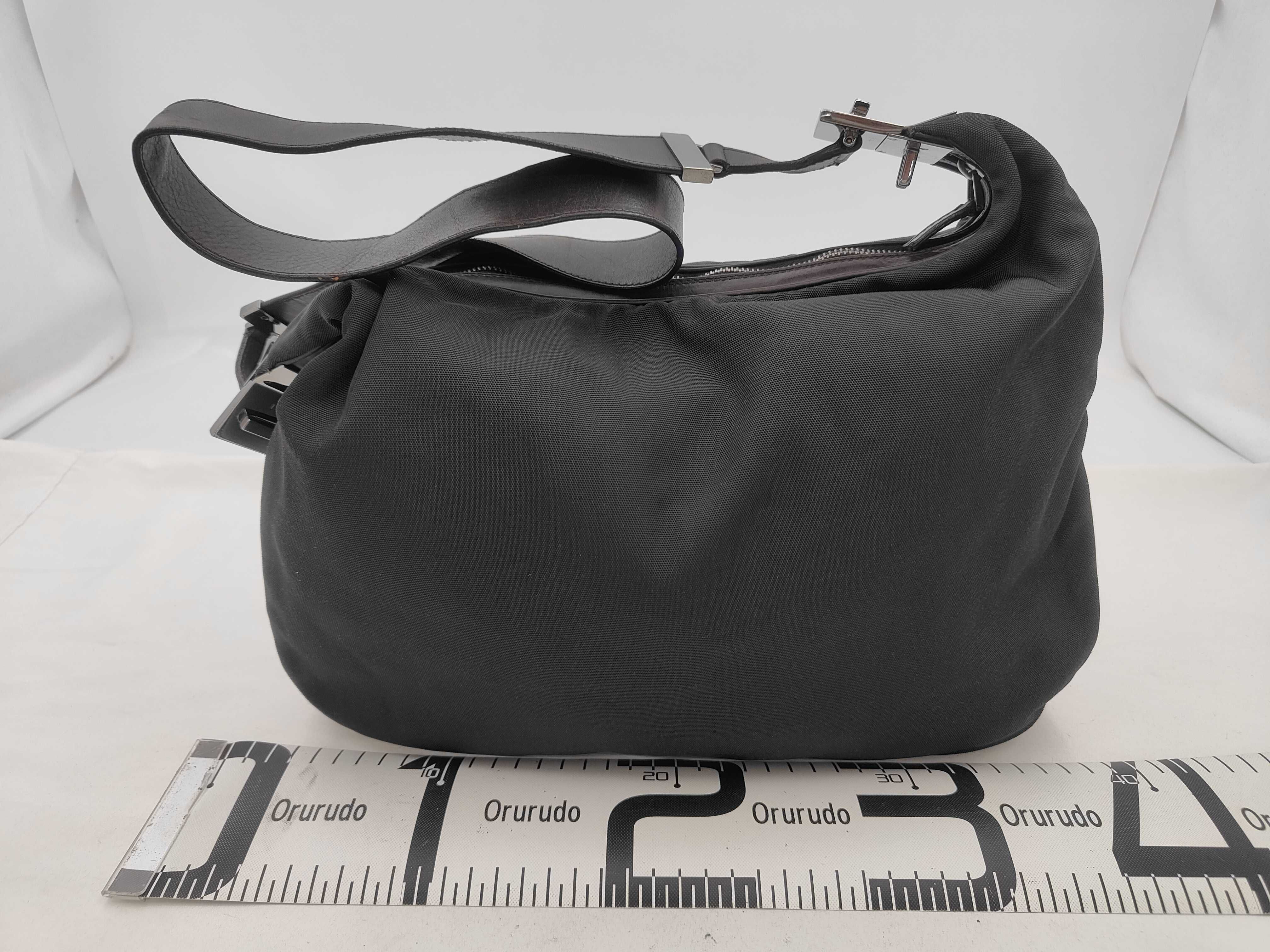 Nylon Leather Shoulder Bag — view 2