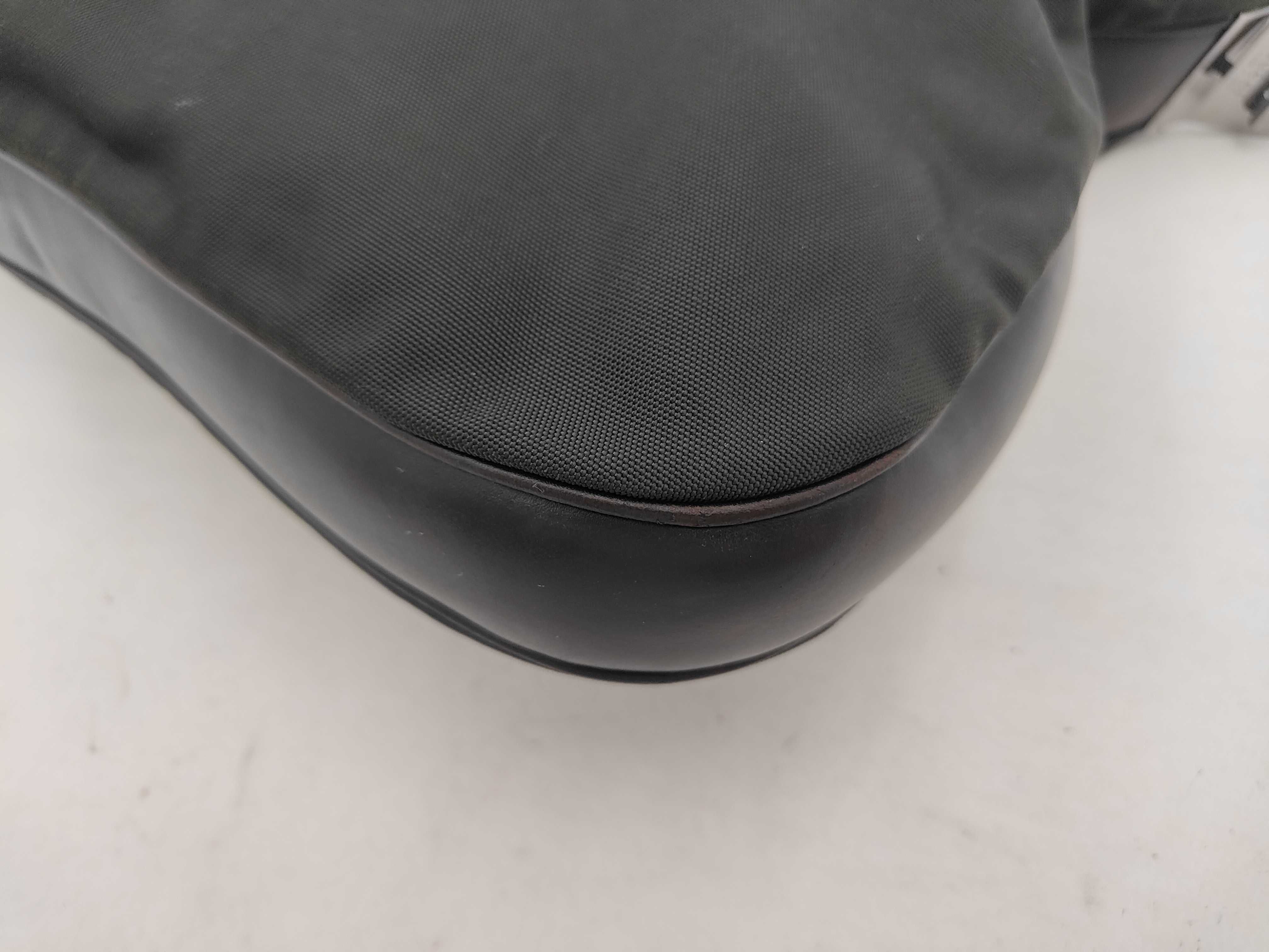Nylon Leather Shoulder Bag — view 6