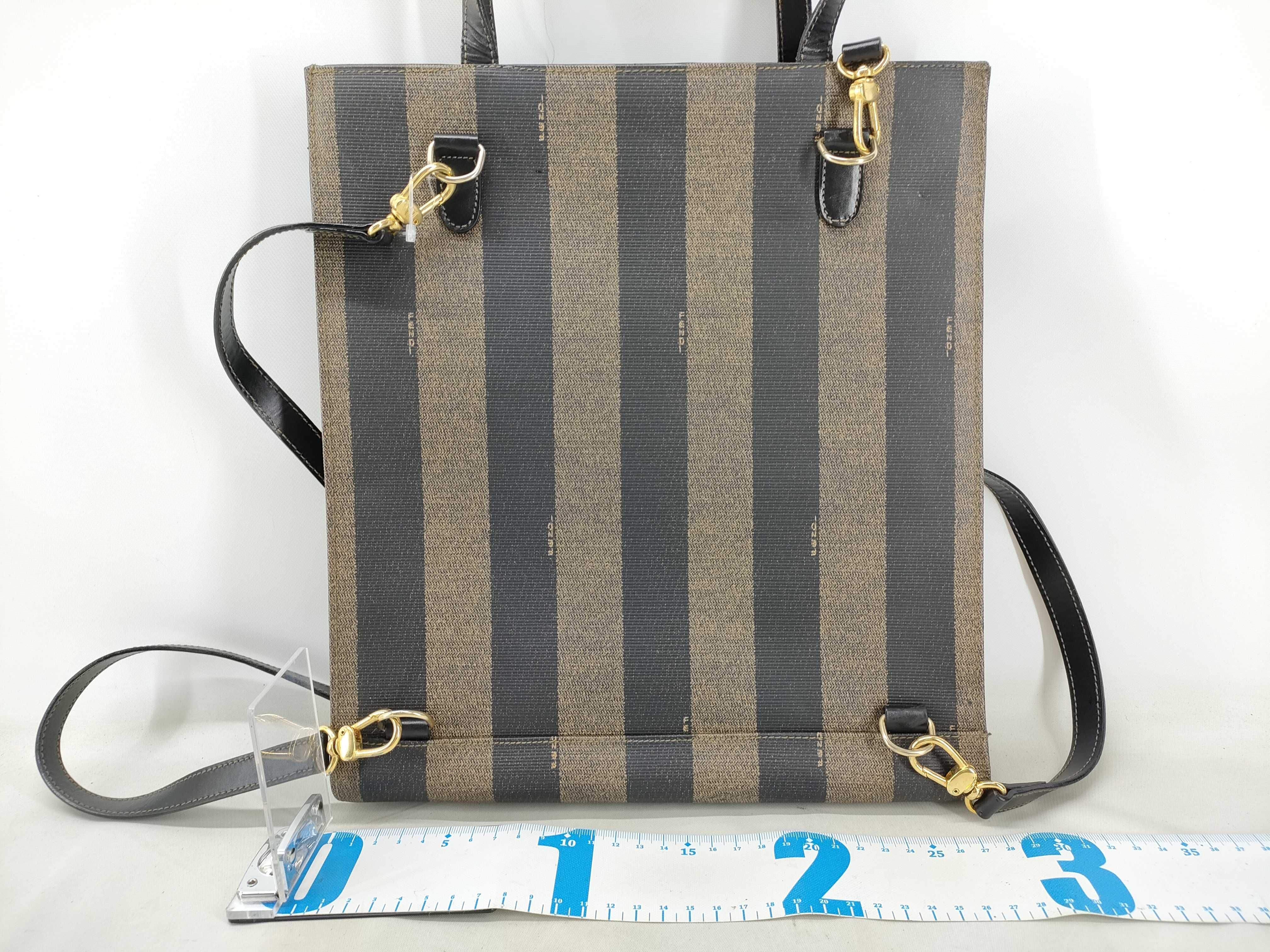 Pecan Pattern Fendi 3-Way Handbag — view 2