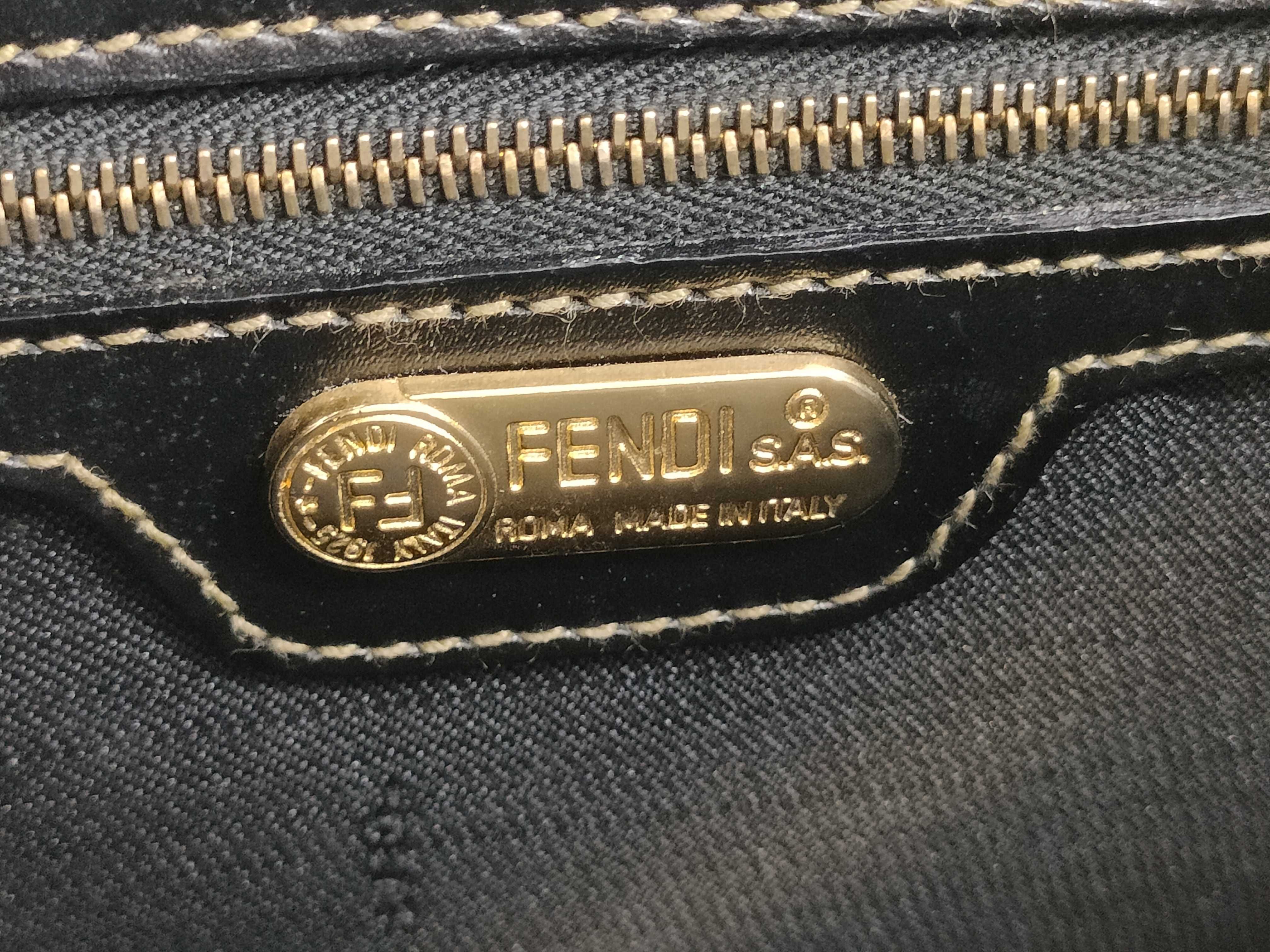 Pecan Pattern Fendi 3-Way Handbag — view 11
