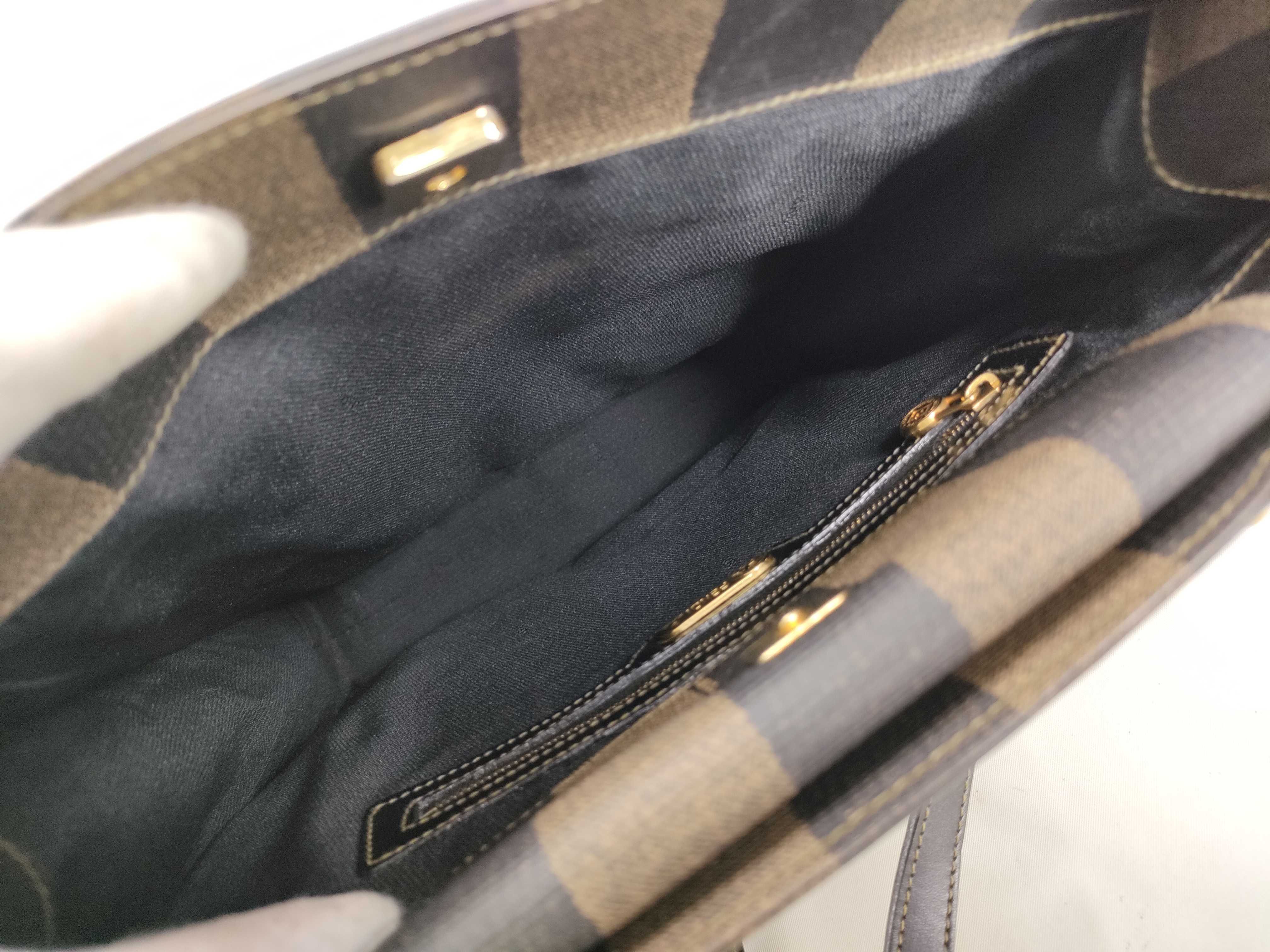 Pecan Pattern Fendi 3-Way Handbag — view 9