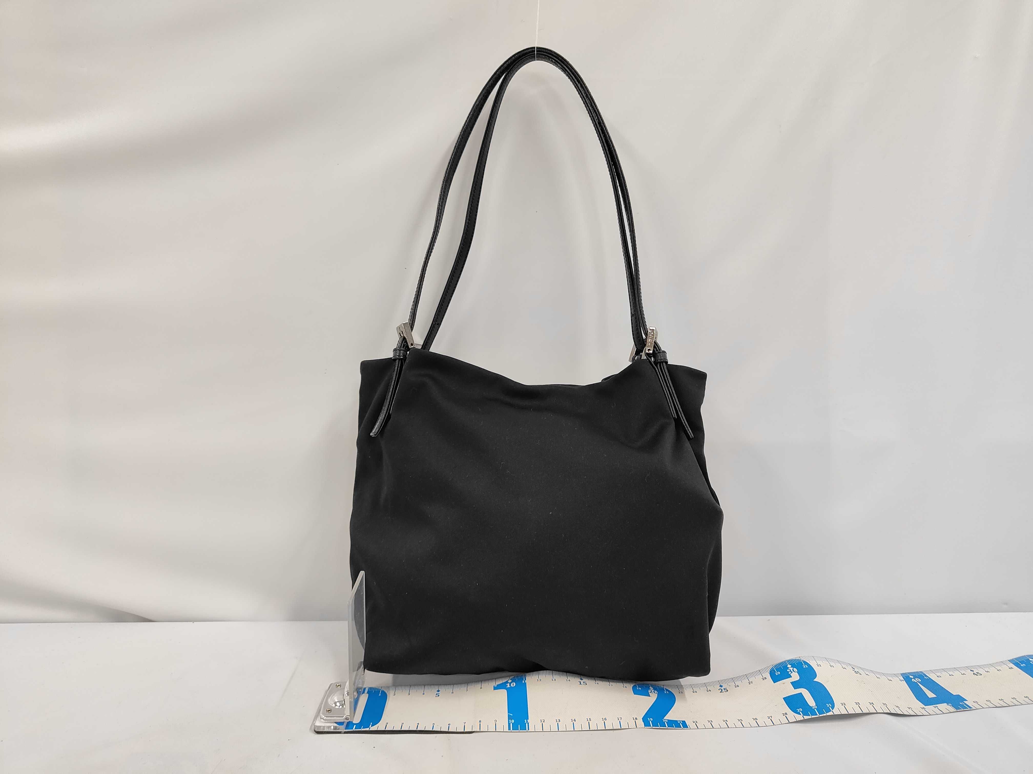 Mamma Bucket Jersey x Leather Handbag Tote Bag — view 2
