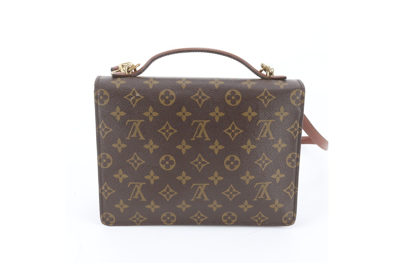 Monogram Monceau M51187 Leather 2-Way Shoulder Bag — view 4