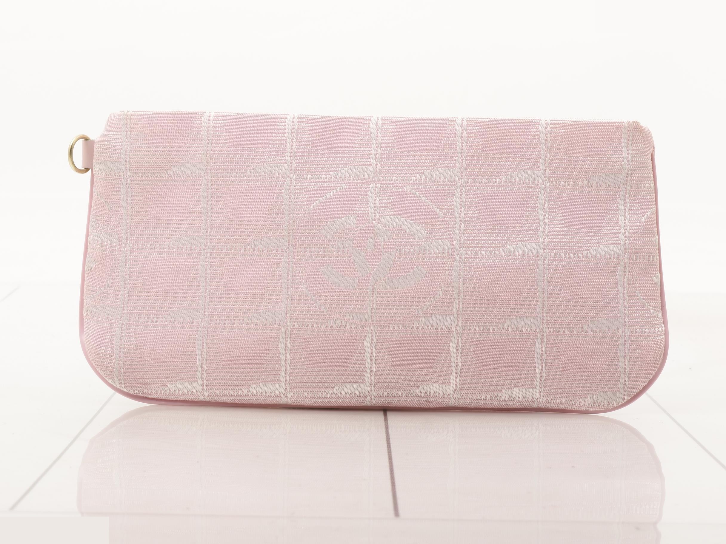 New Travel Line Pouch, Pink
