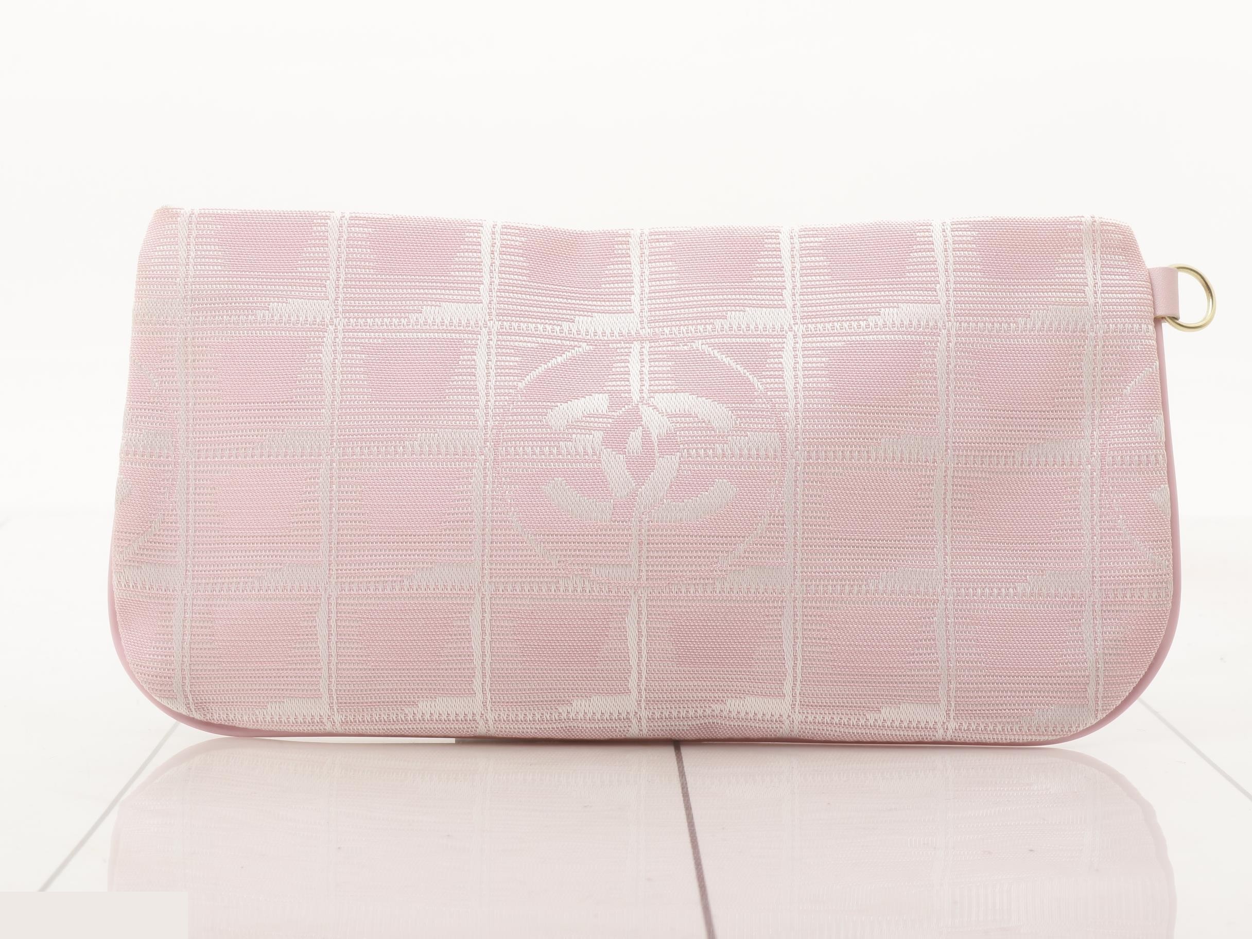 New Travel Line Pouch, Pink — view 2