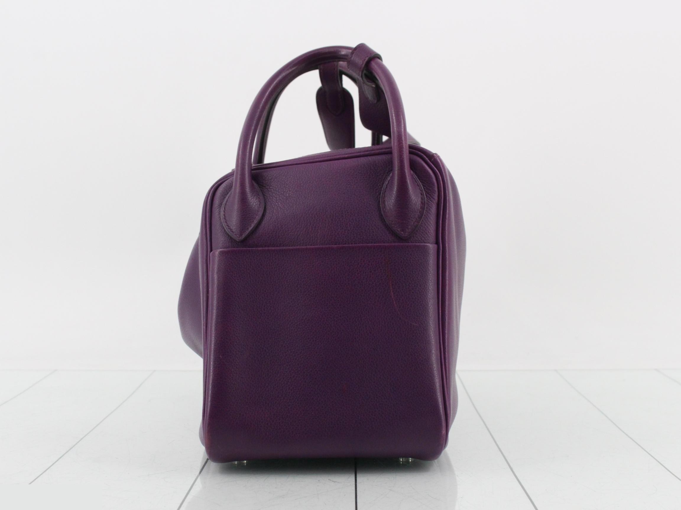 Lindy 30 Shoulder Bag, Purple, B Stamp — view 3
