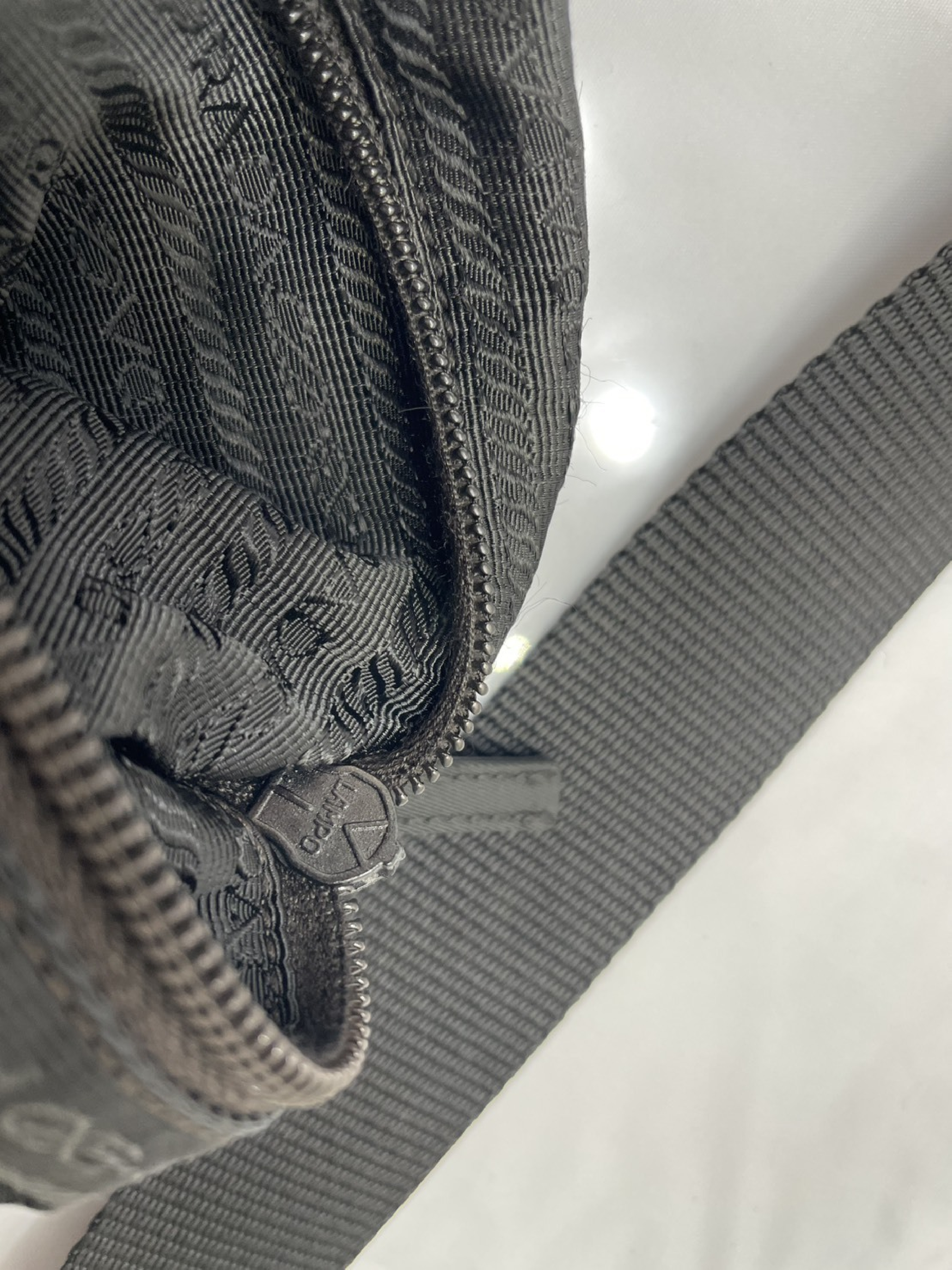 Shoulder Bag, Prada Saffiano Leather Camera Bag, Black Shoulder Bag — view 14