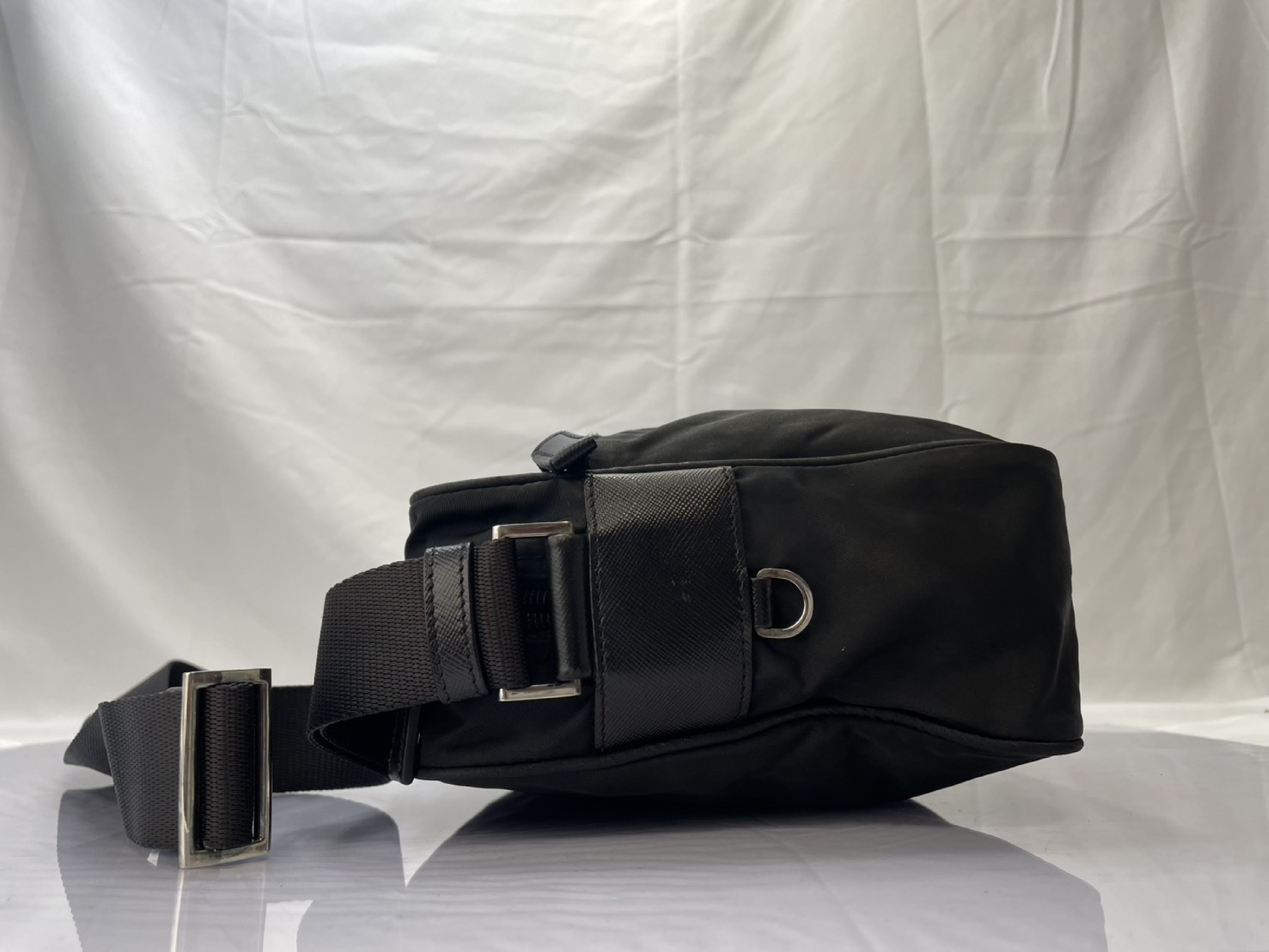 Shoulder Bag, Prada Saffiano Leather Camera Bag, Black Shoulder Bag — view 3
