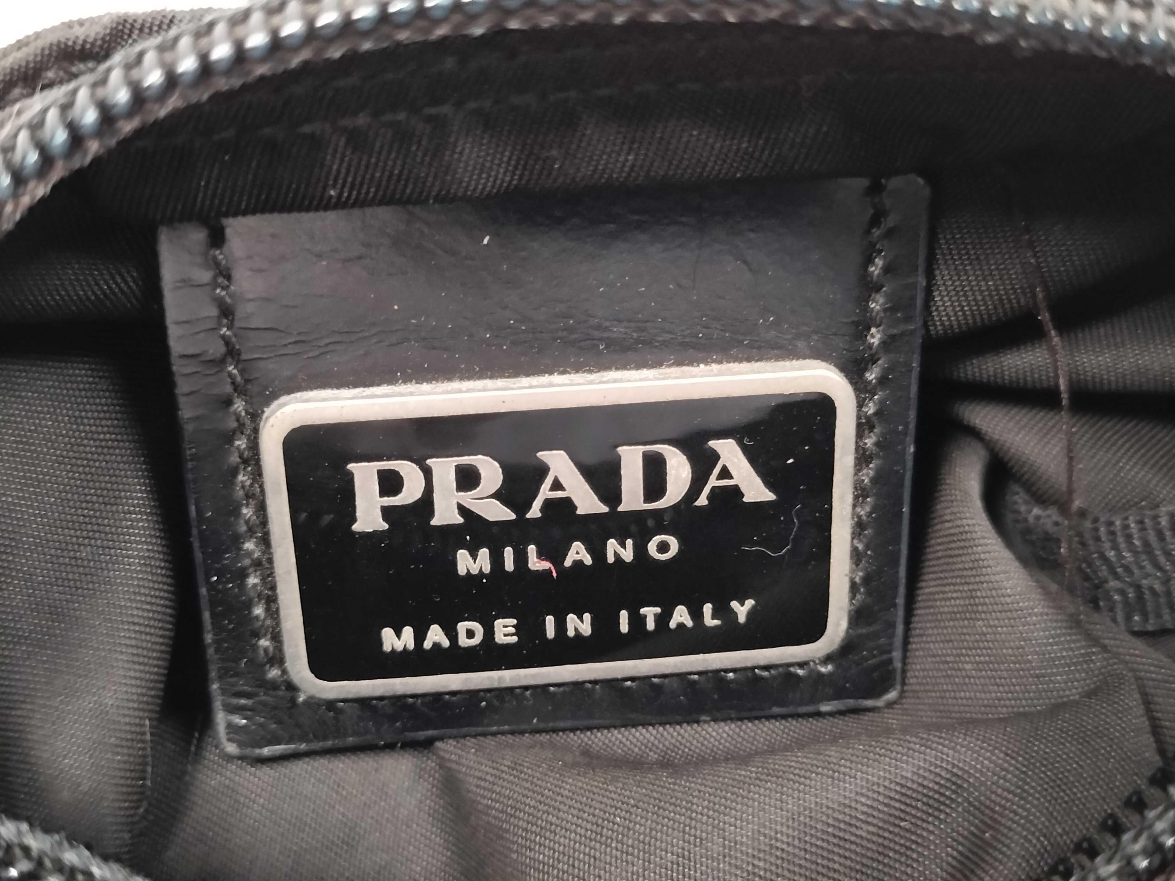Nylon Shoulder Bag, Black — view 12