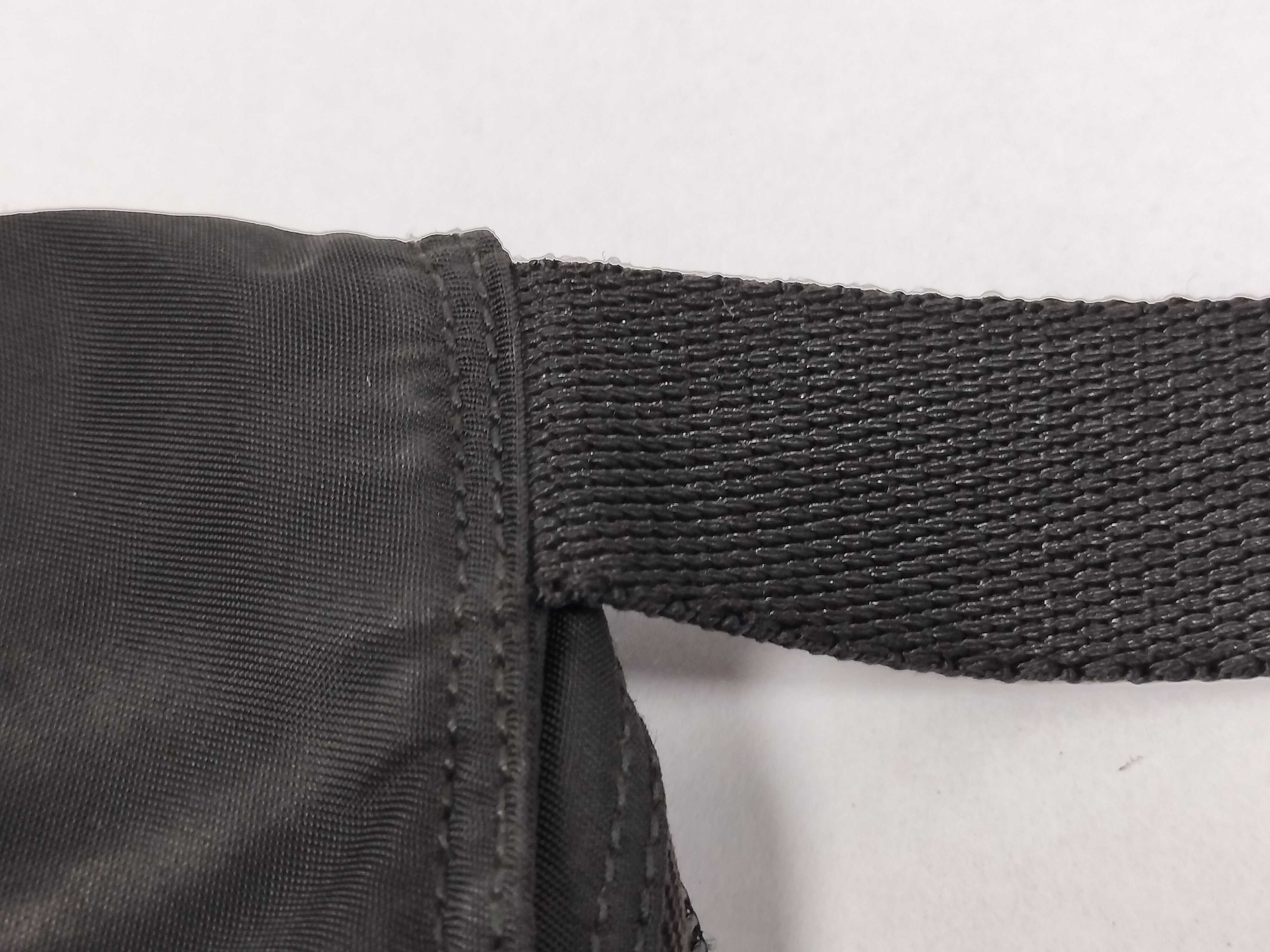 Nylon Shoulder Bag, Black — view 5