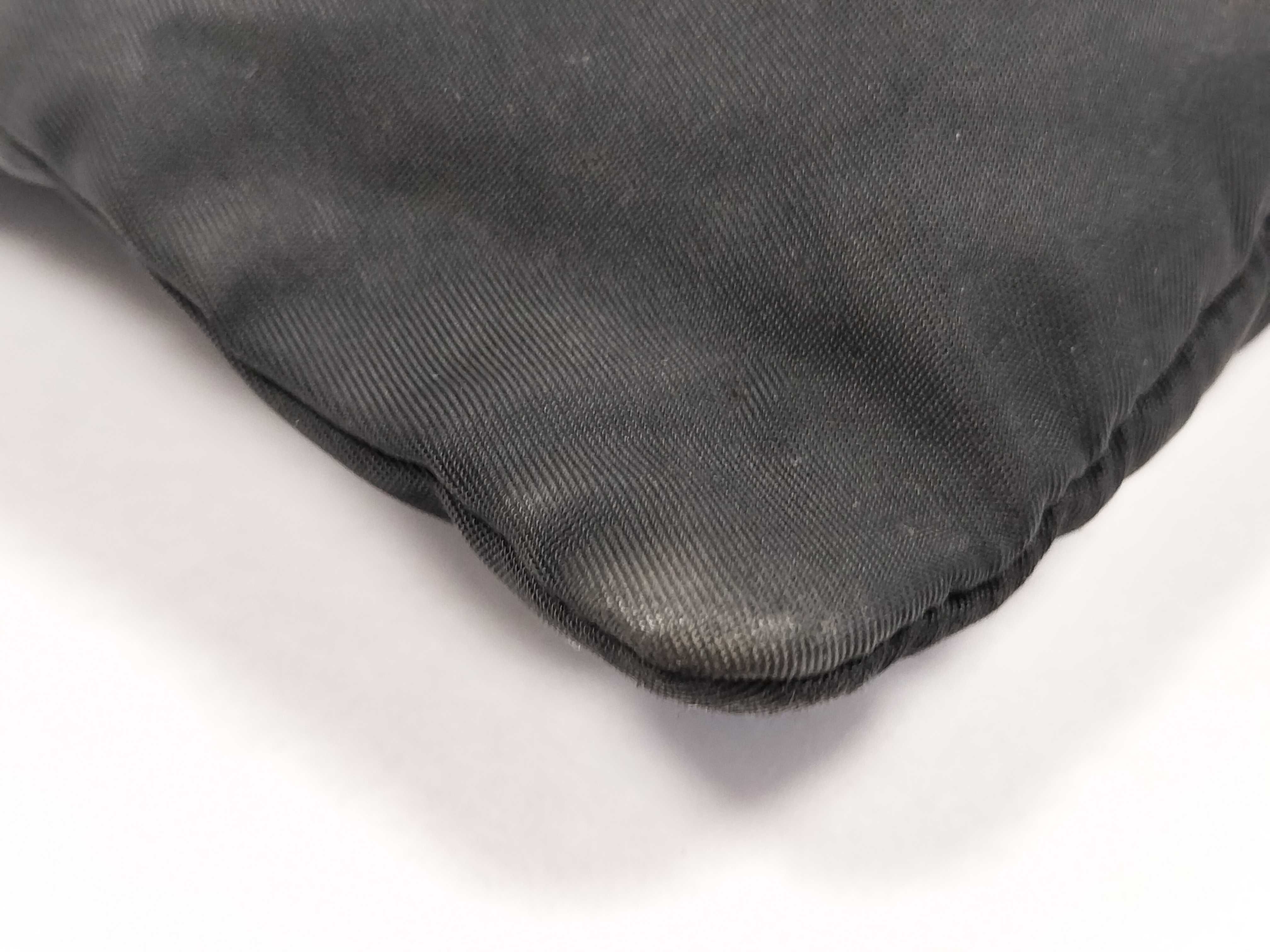 Nylon Shoulder Bag, Black — view 6