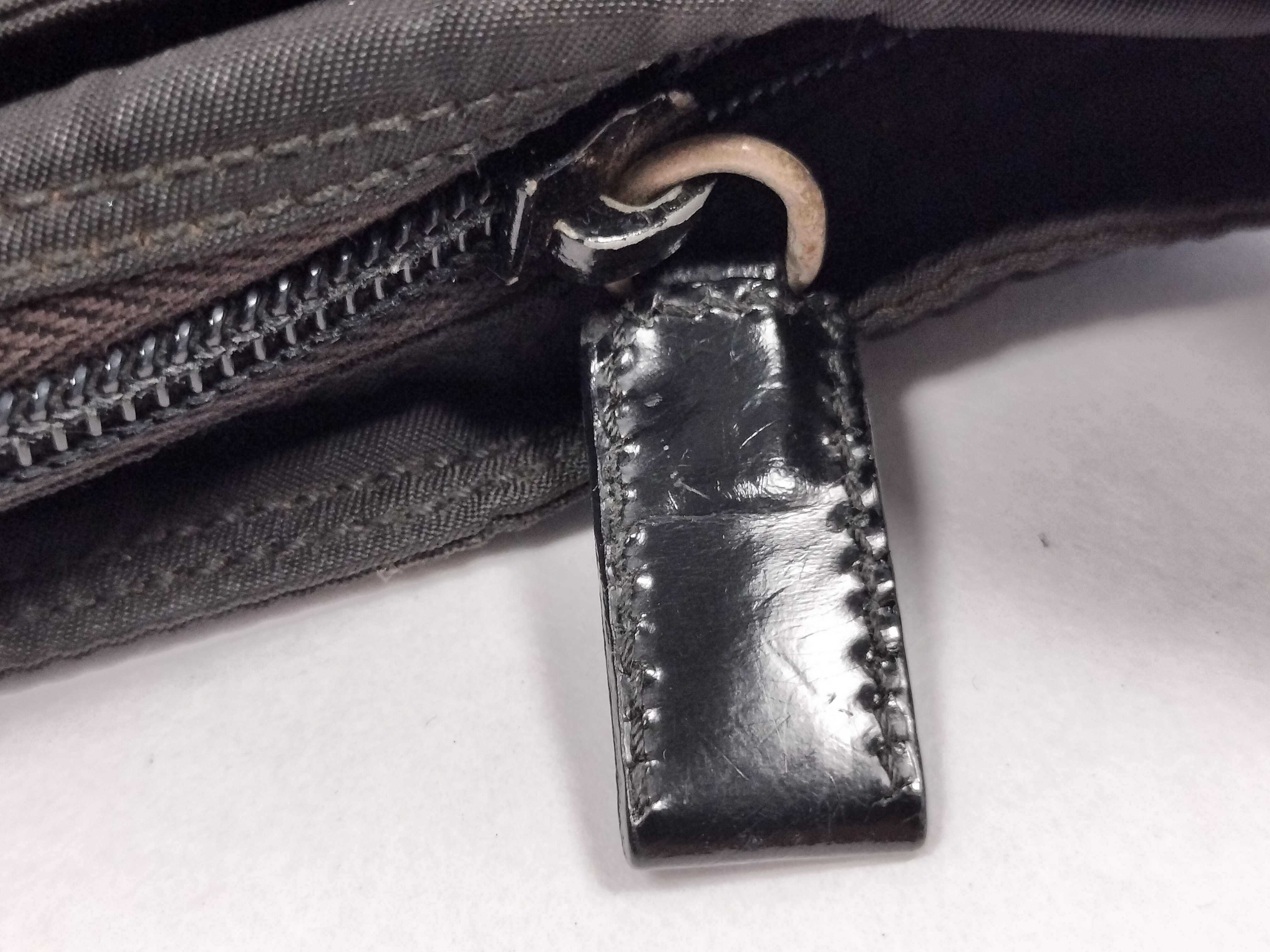 Nylon Shoulder Bag, Black — view 9