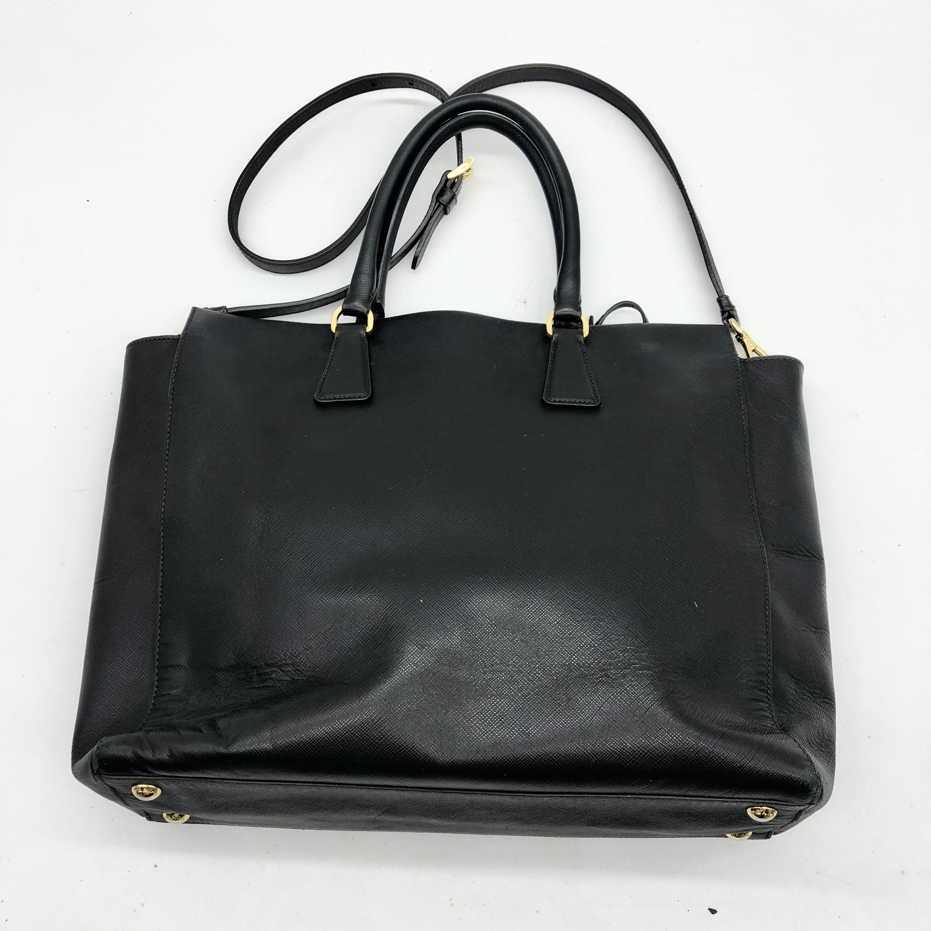 Saffiano Leather Shoulder Bag — view 2