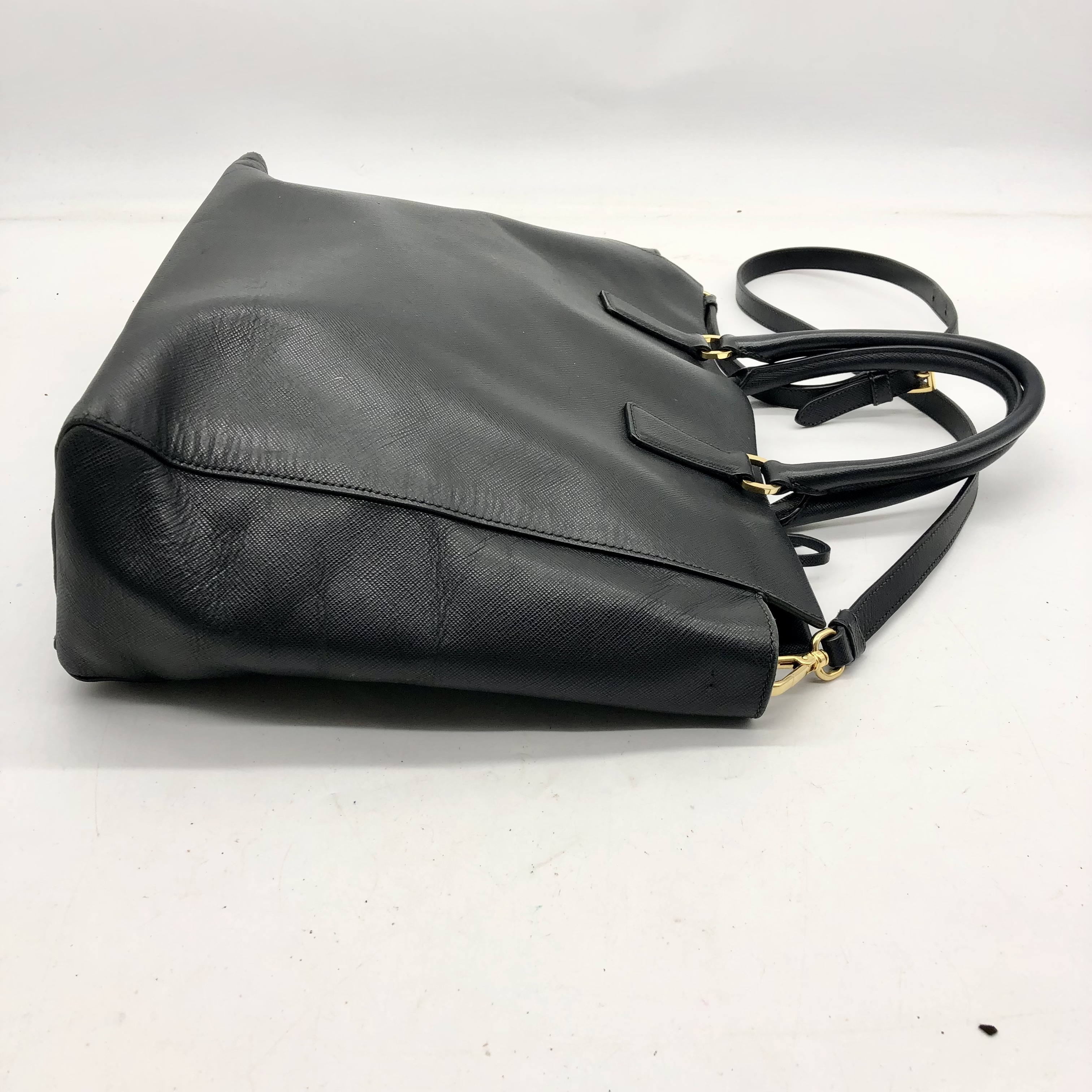 Saffiano Leather Shoulder Bag — view 4