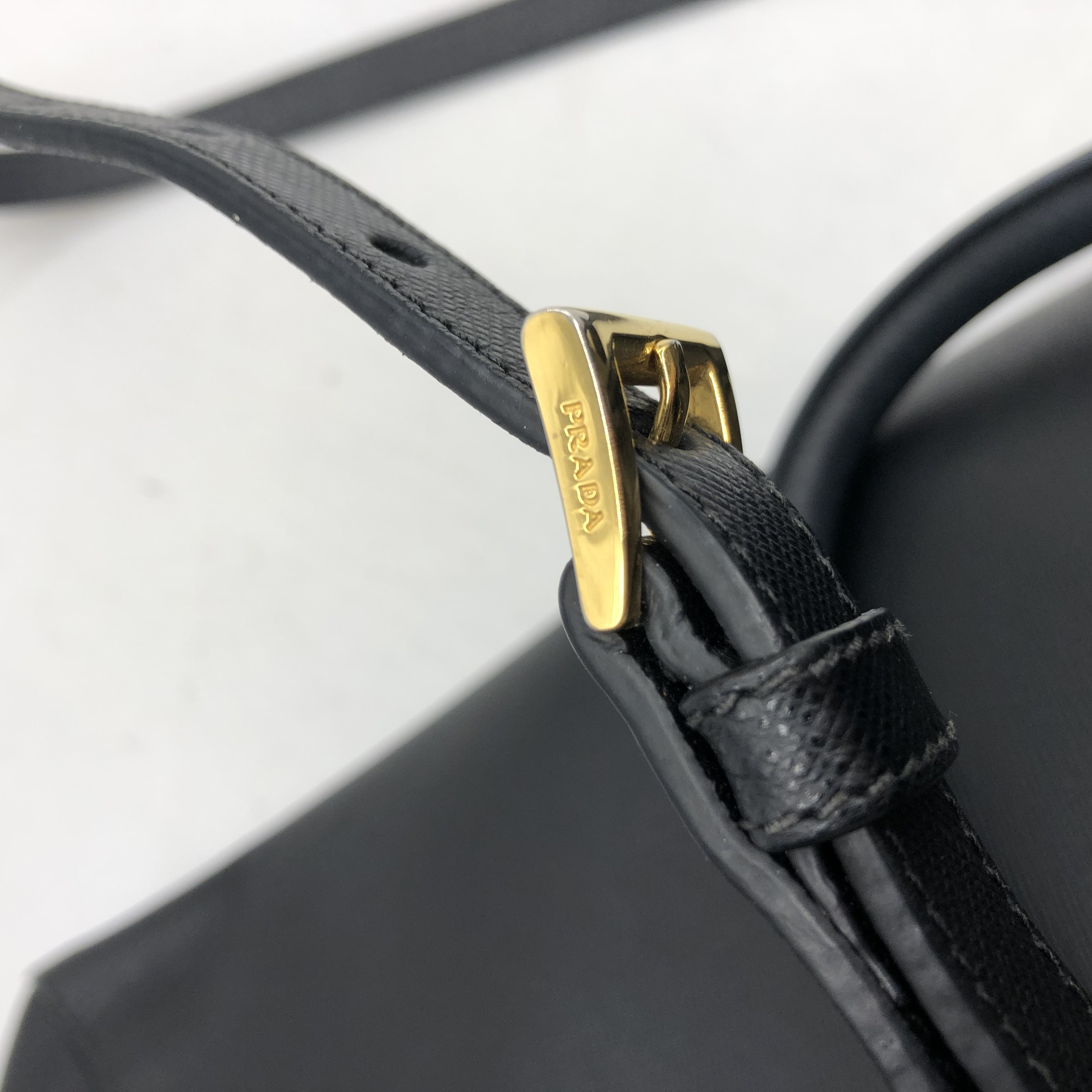 Saffiano Leather Shoulder Bag — view 10