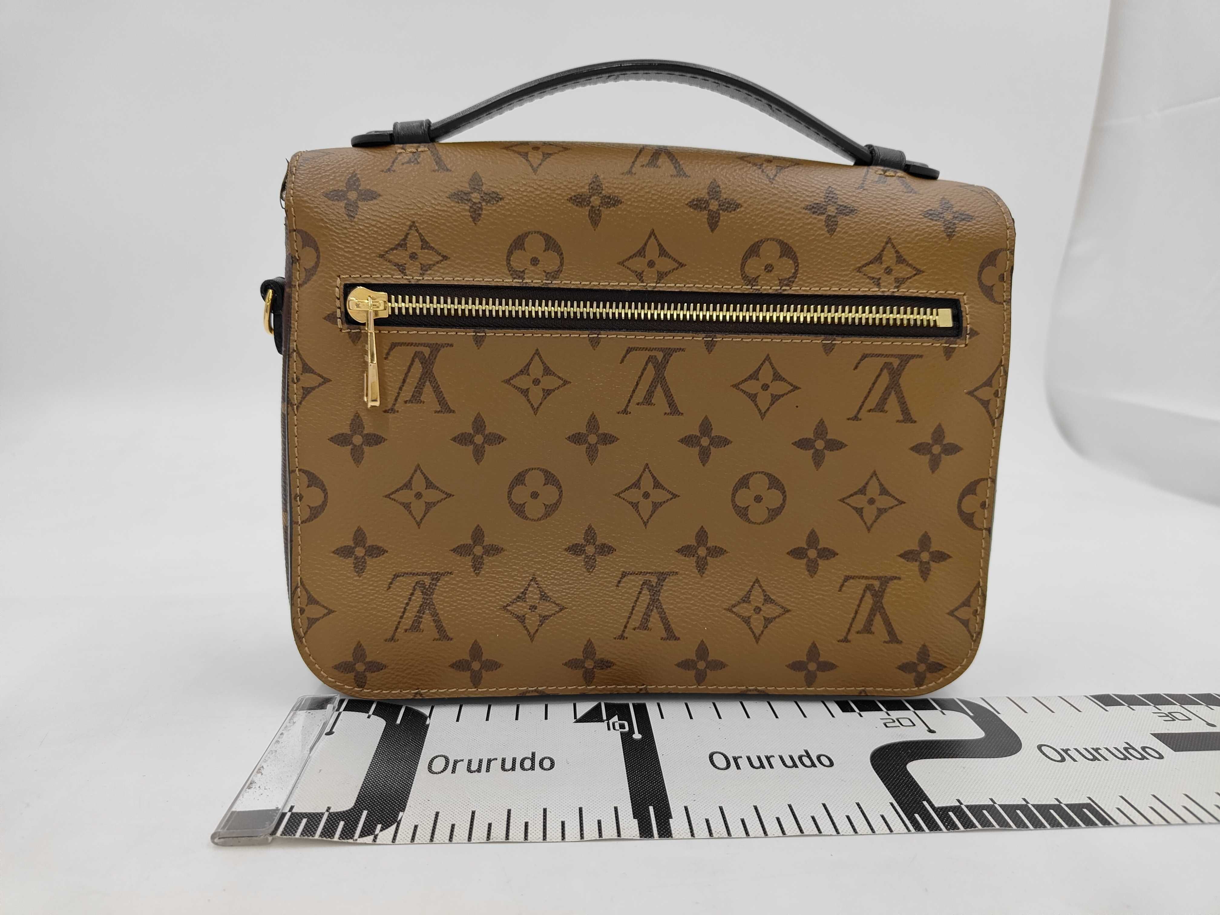 Monogram Reverse Pochette Metis MM Shoulder Bag with Strap — view 2