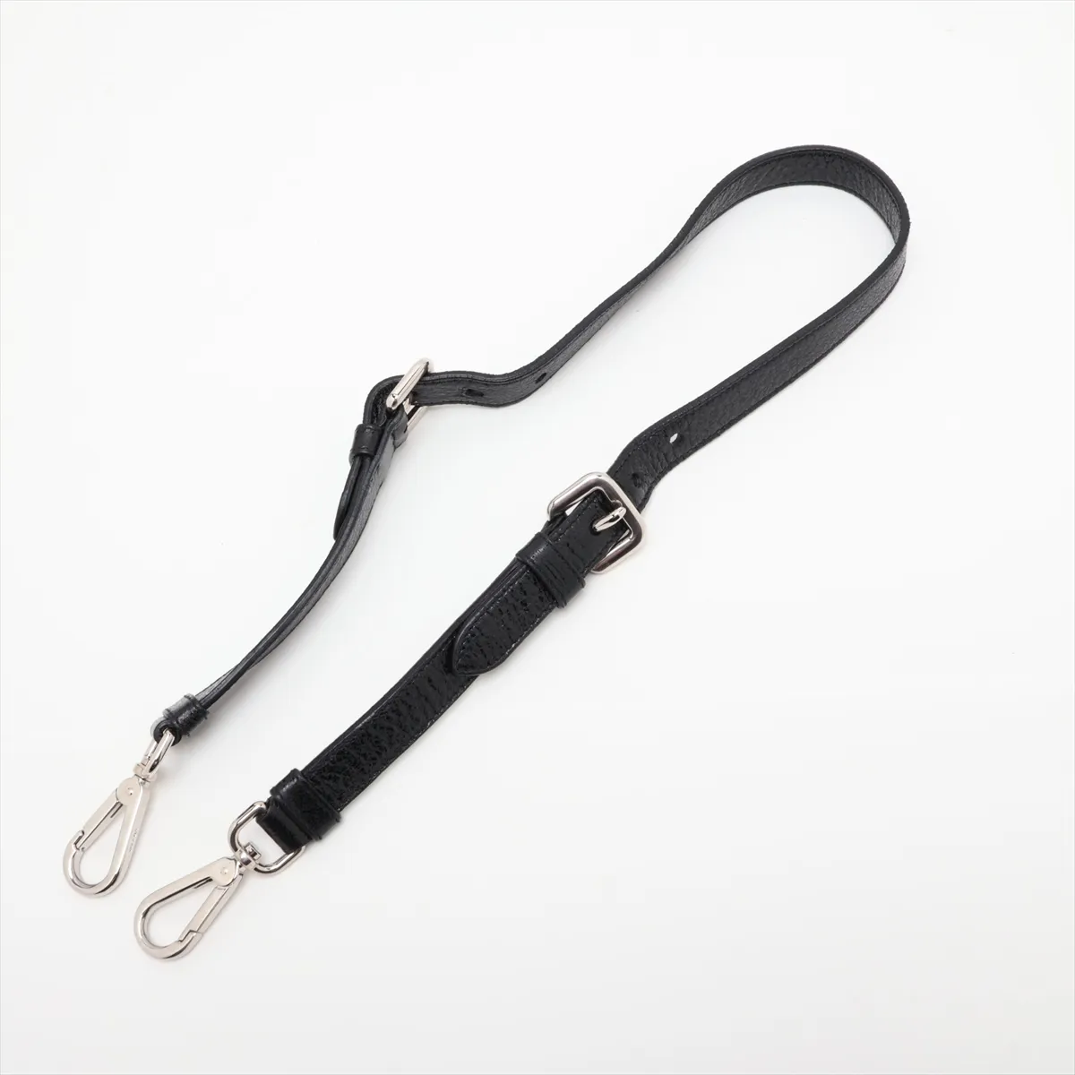 BL0434 Leather 2-Way Handbag, Black, Padlock cannot be opened. — view 7