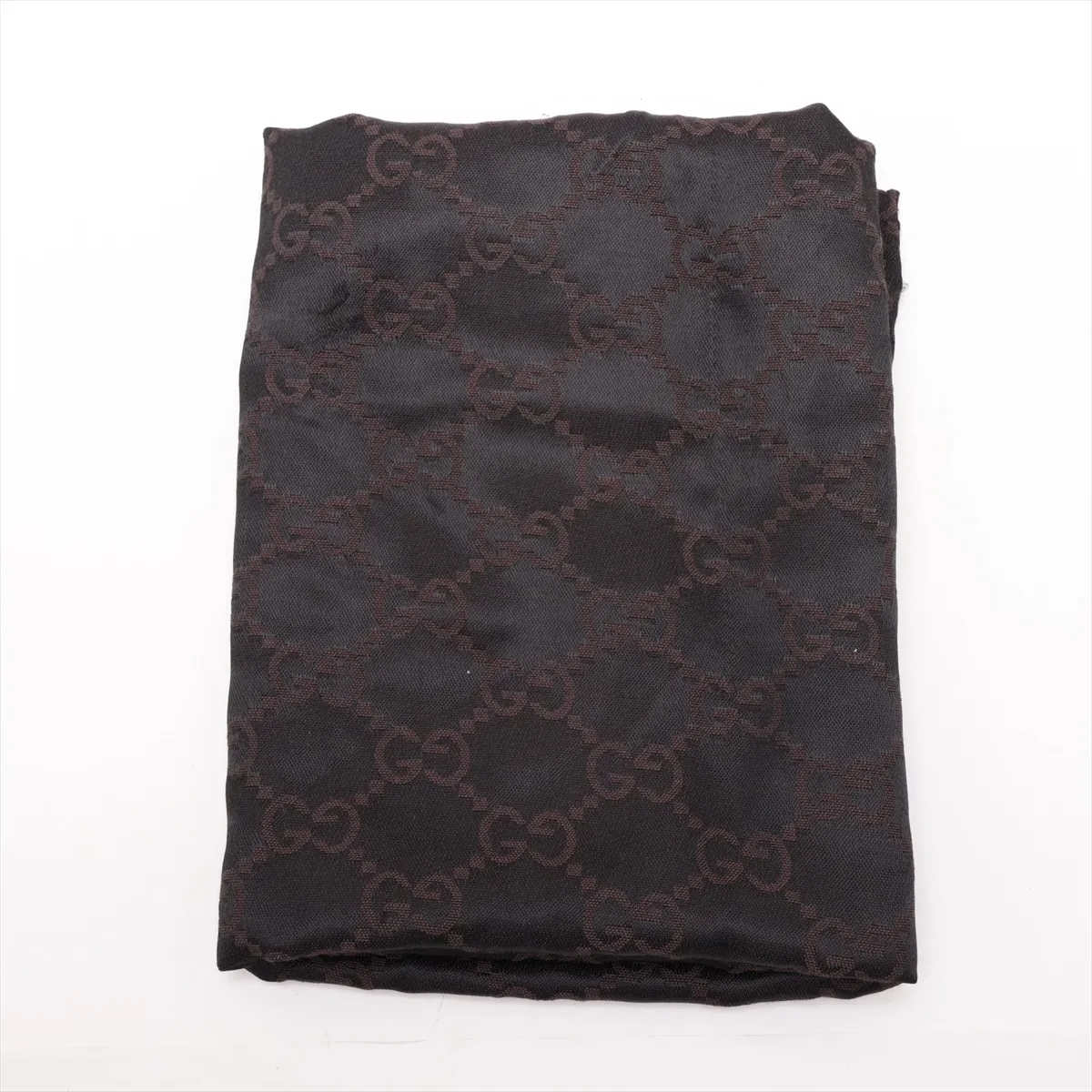 GG Canvas x Leather Shoulder Bag Black 114273 — view 9