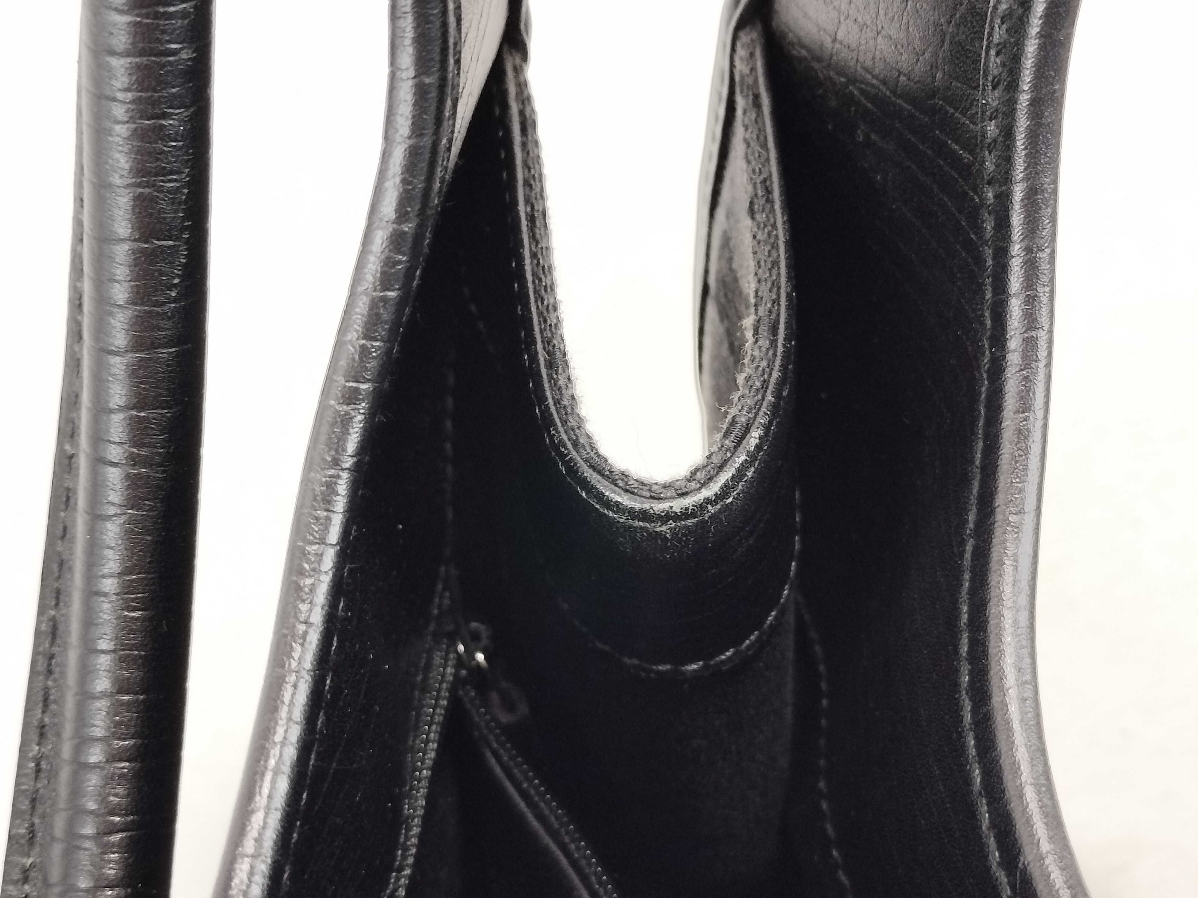 GG Canvas Shoulder Bag, Black, 01719 (Handbag) — view 8