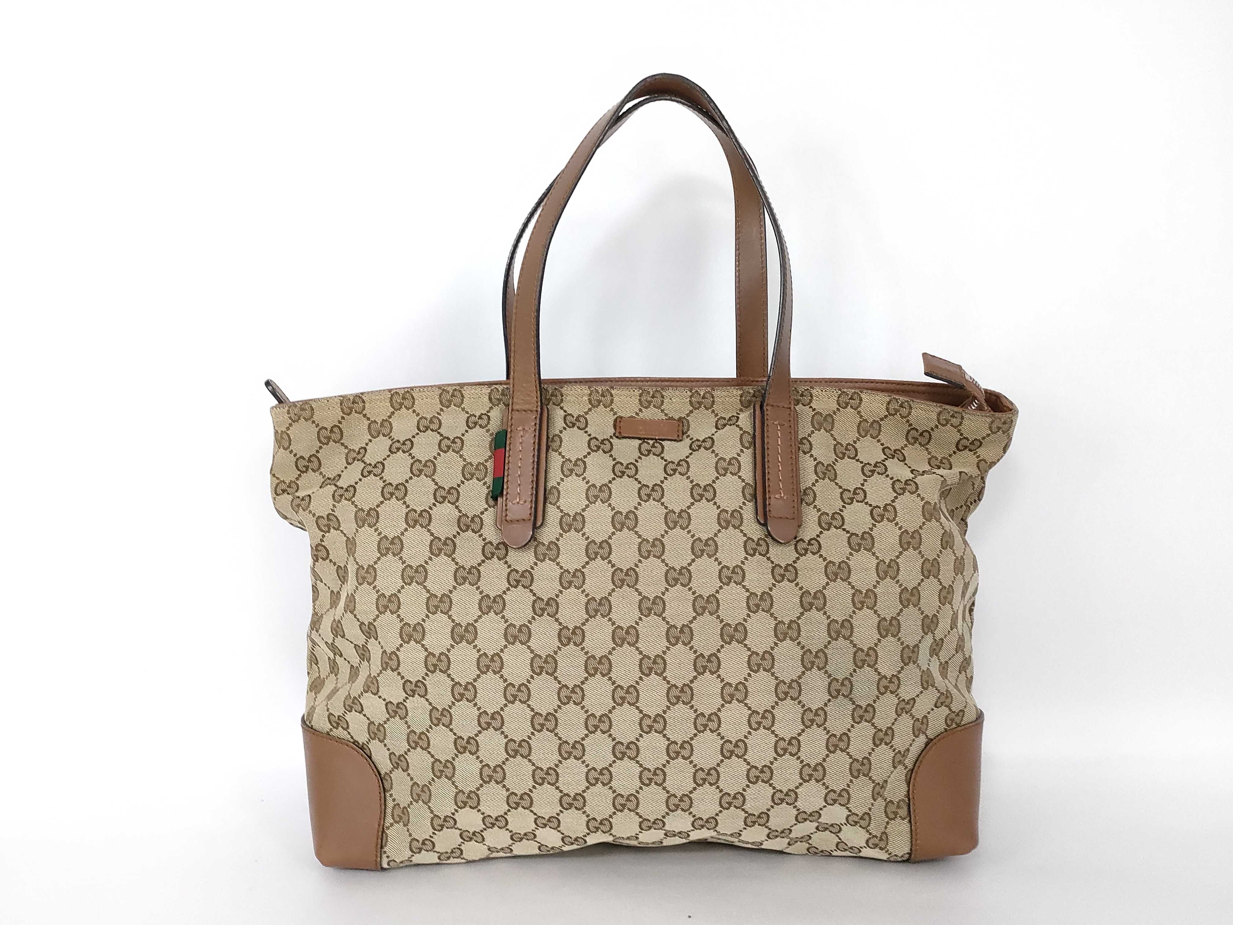 GG Canvas Gucci Sherry Line 308928 Tote Bag