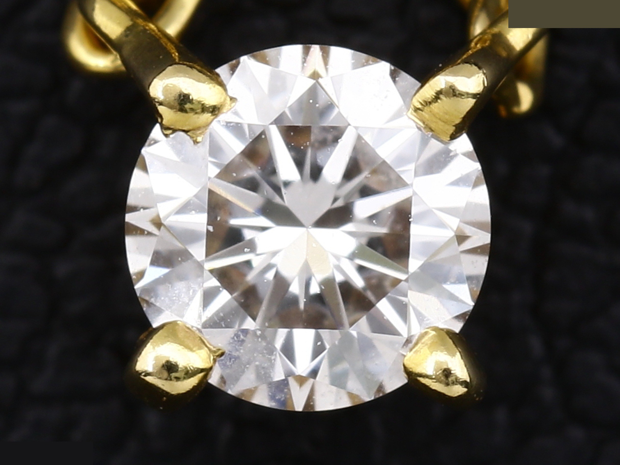 750YG Love Support Diamond, 0.28ct, 4.8g, GIA certified, neck circumference approx. 42cm — view 2