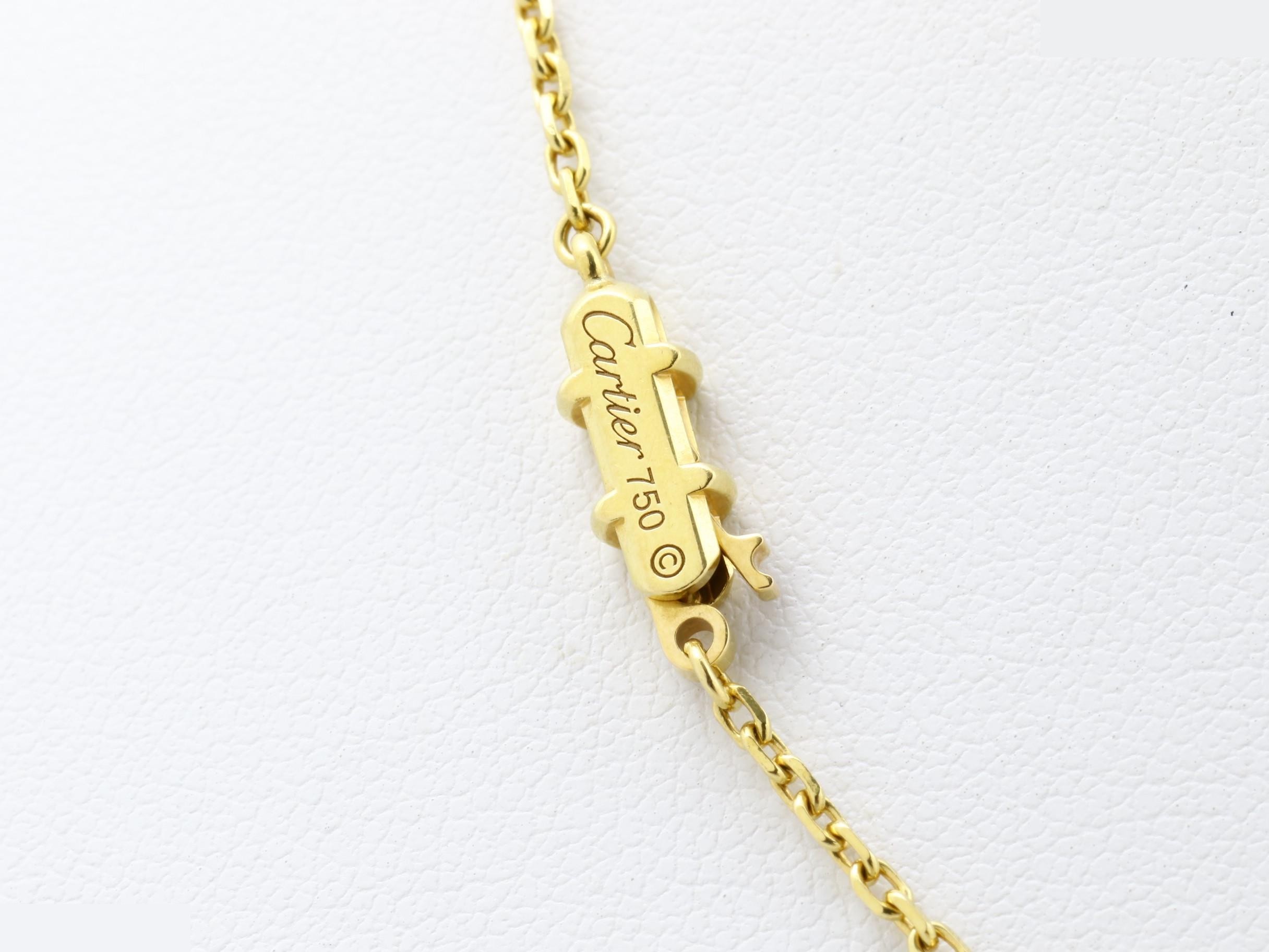 750YG Love Support Diamond, 0.28ct, 4.8g, GIA certified, neck circumference approx. 42cm — view 6