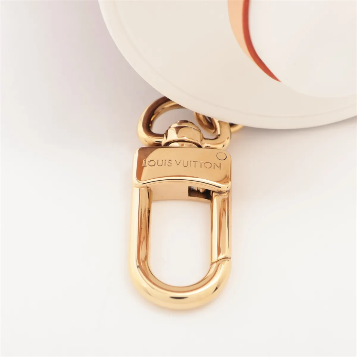bag charm, LV Louis Bear CX1295 charm, faux fur x leather, brown, — view 3