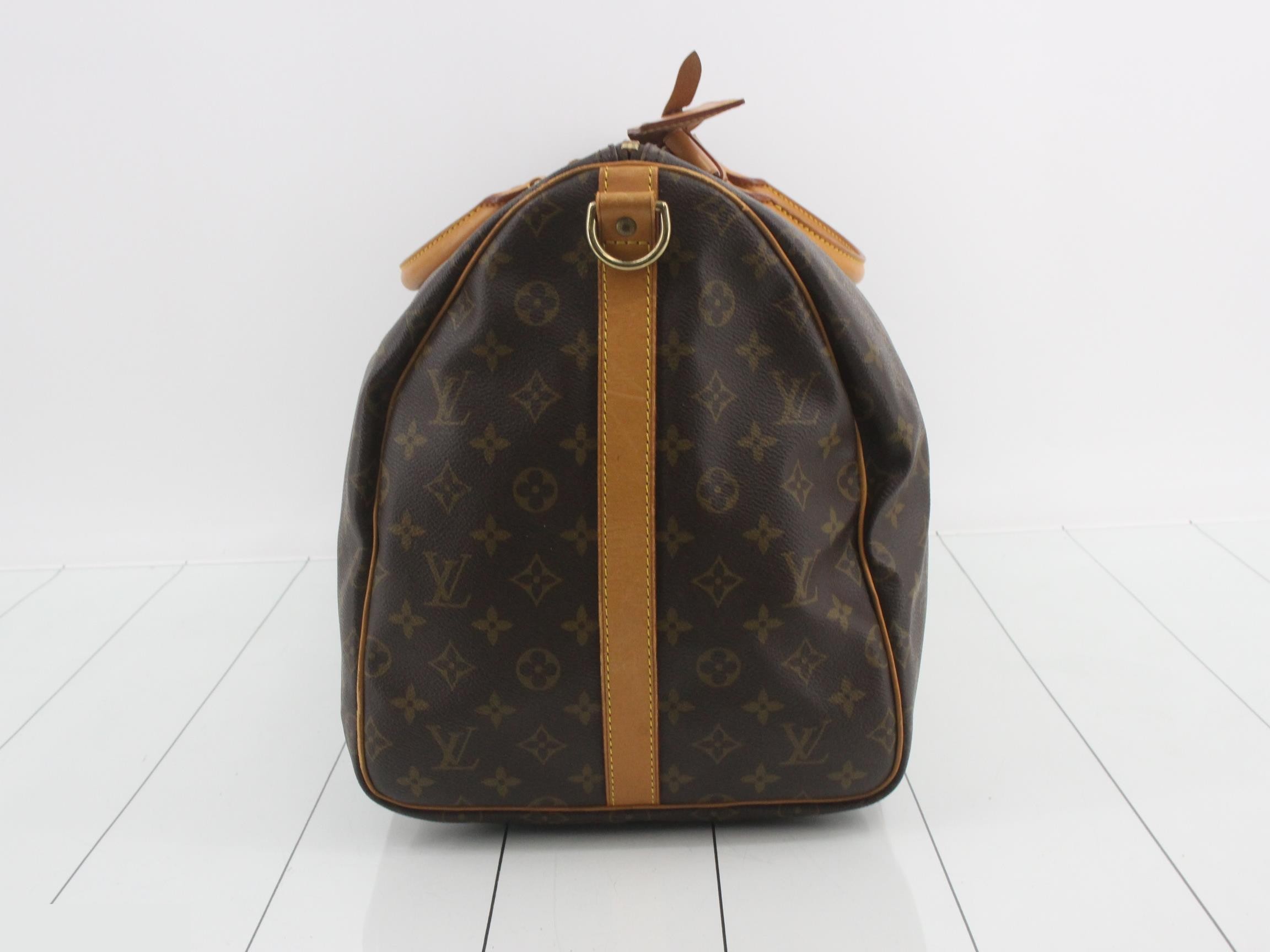 Keepall Bandoulière 55 with strap — view 3