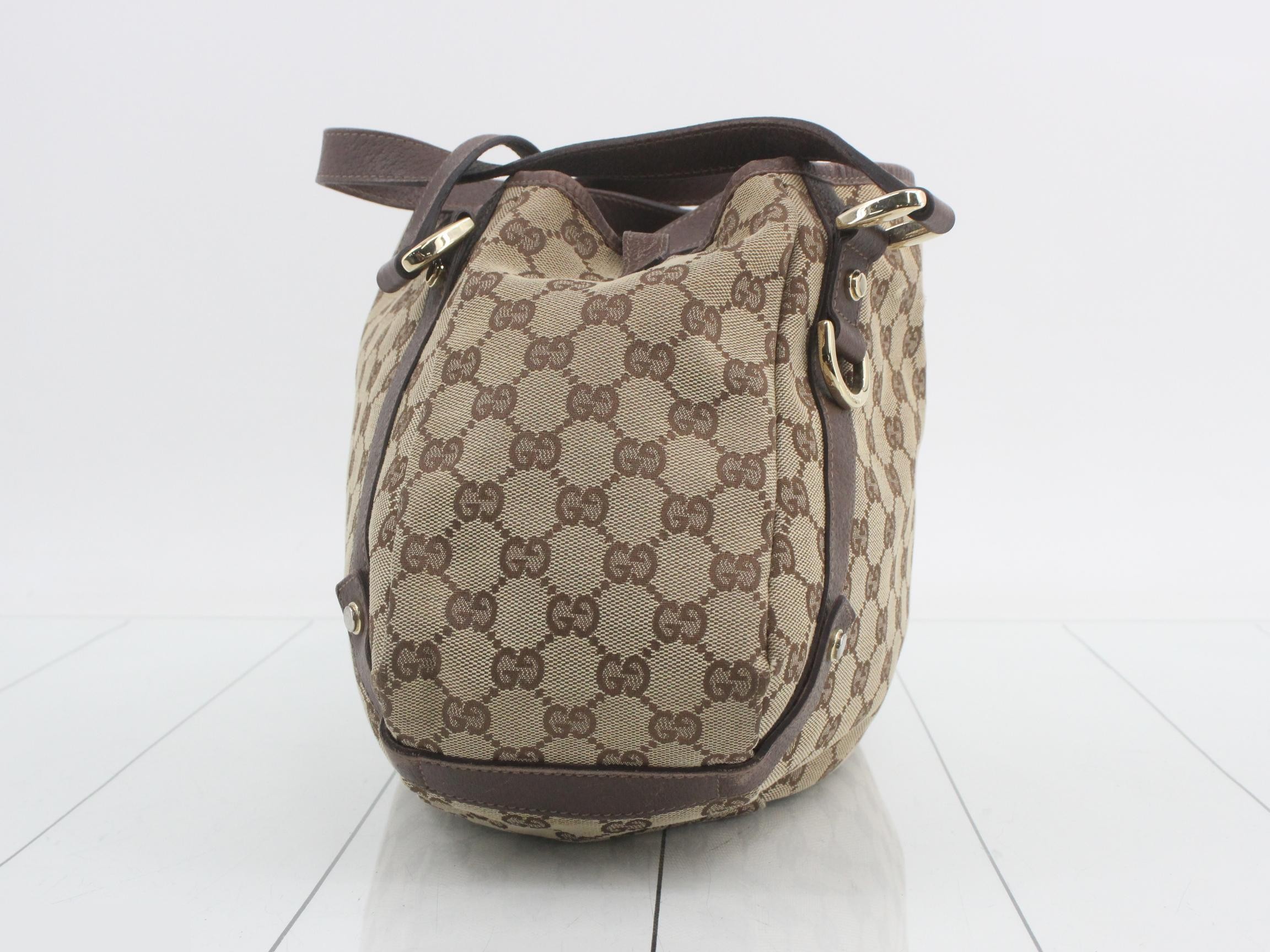 Abbey GG Canvas Tote Bag 130736 — view 3