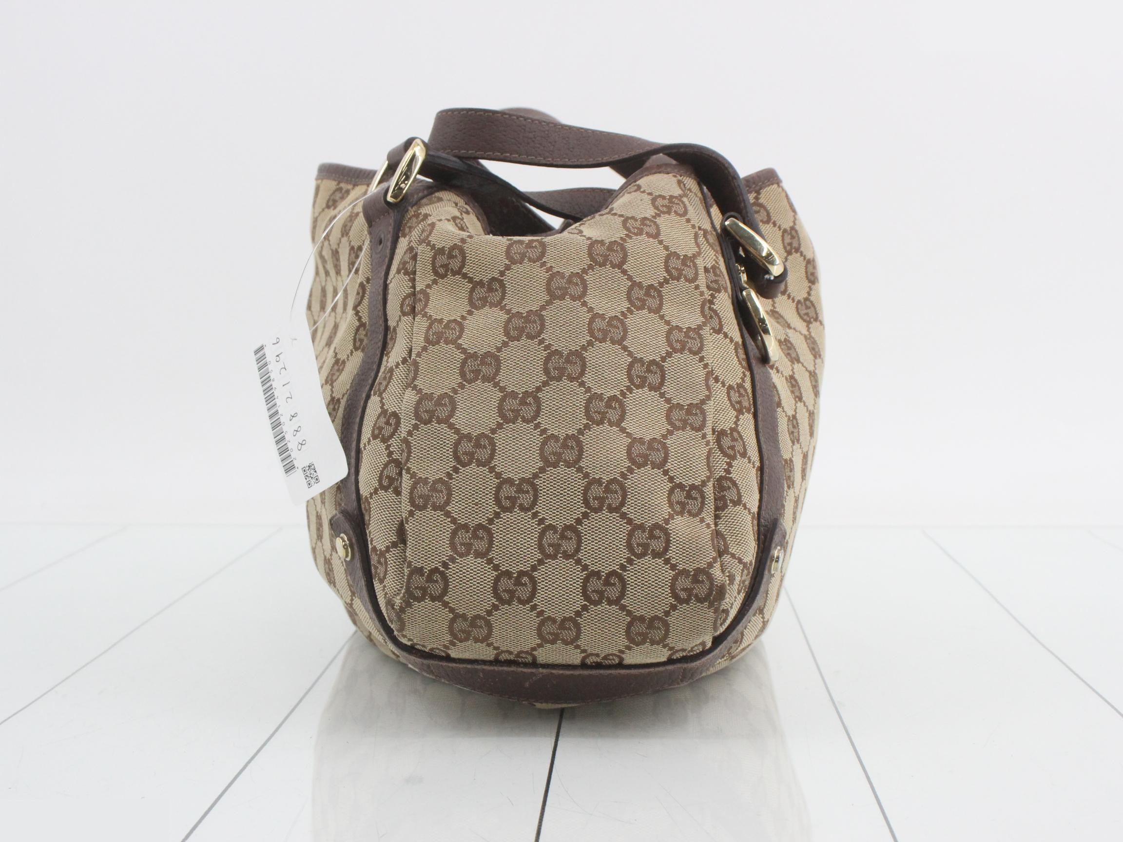 Abbey GG Canvas Tote Bag 130736 — view 4