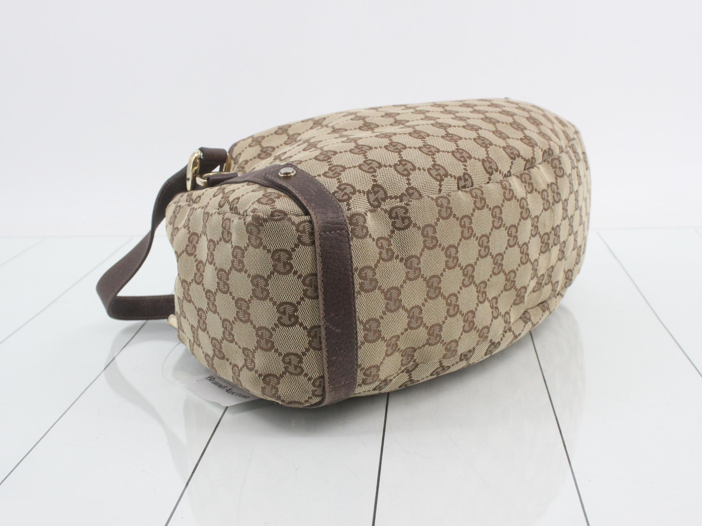 Abbey GG Canvas Tote Bag 130736 — view 5