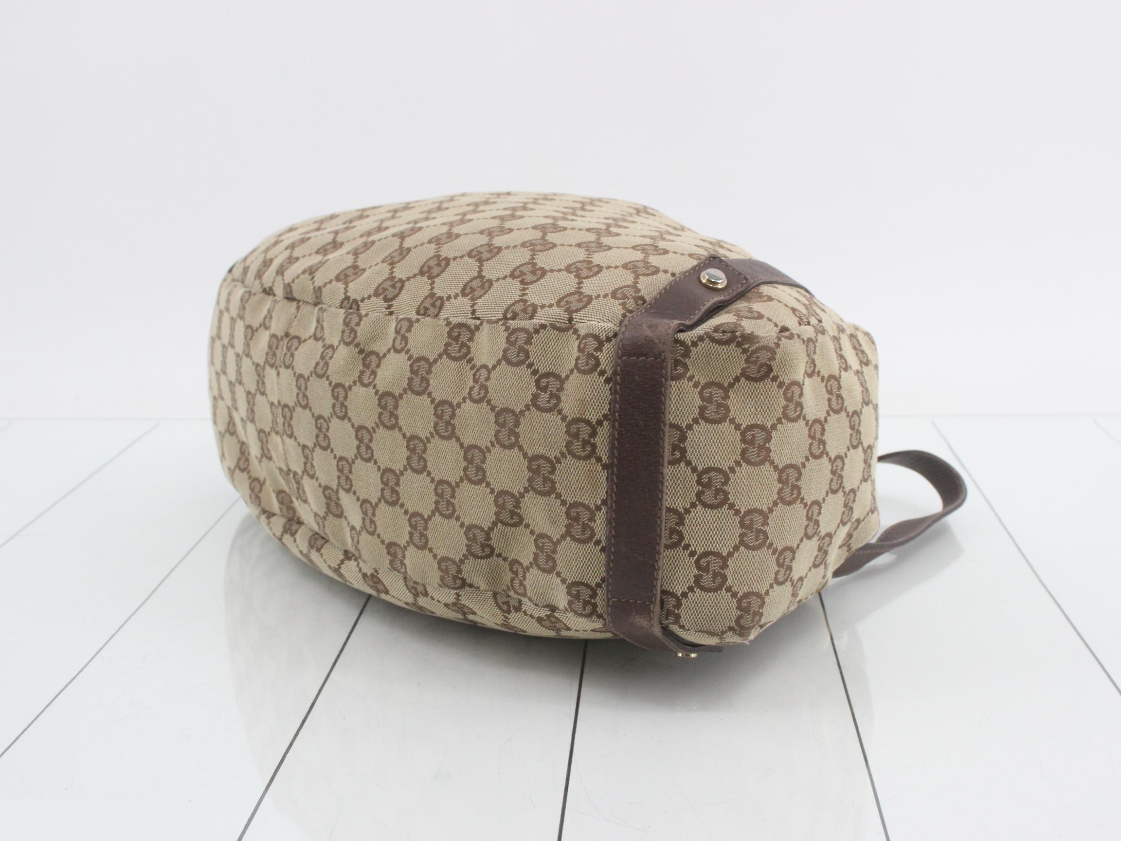 Abbey GG Canvas Tote Bag 130736 — view 6