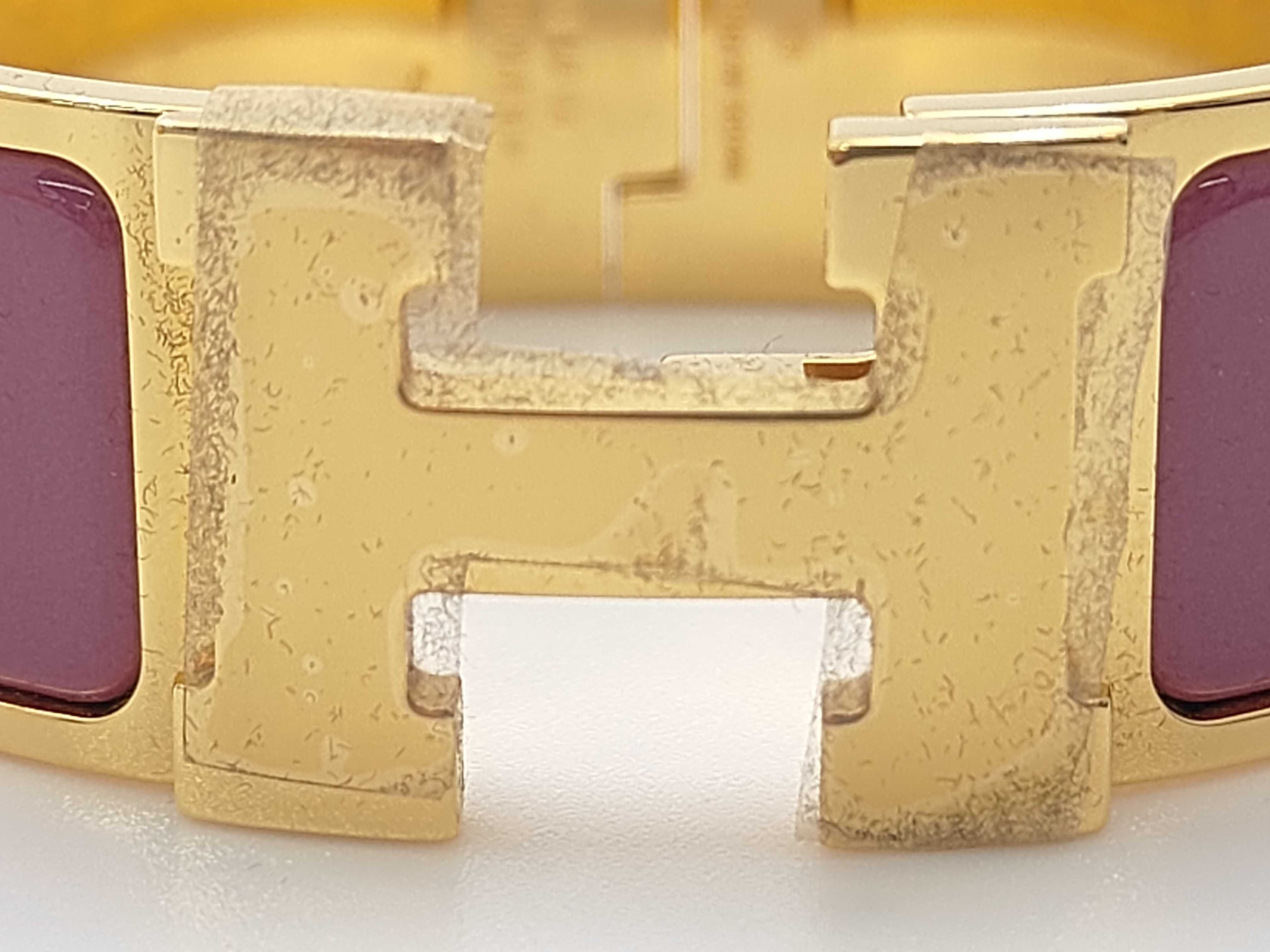 Purple GP Hardware Click H Bracelet/Bangle — view 2