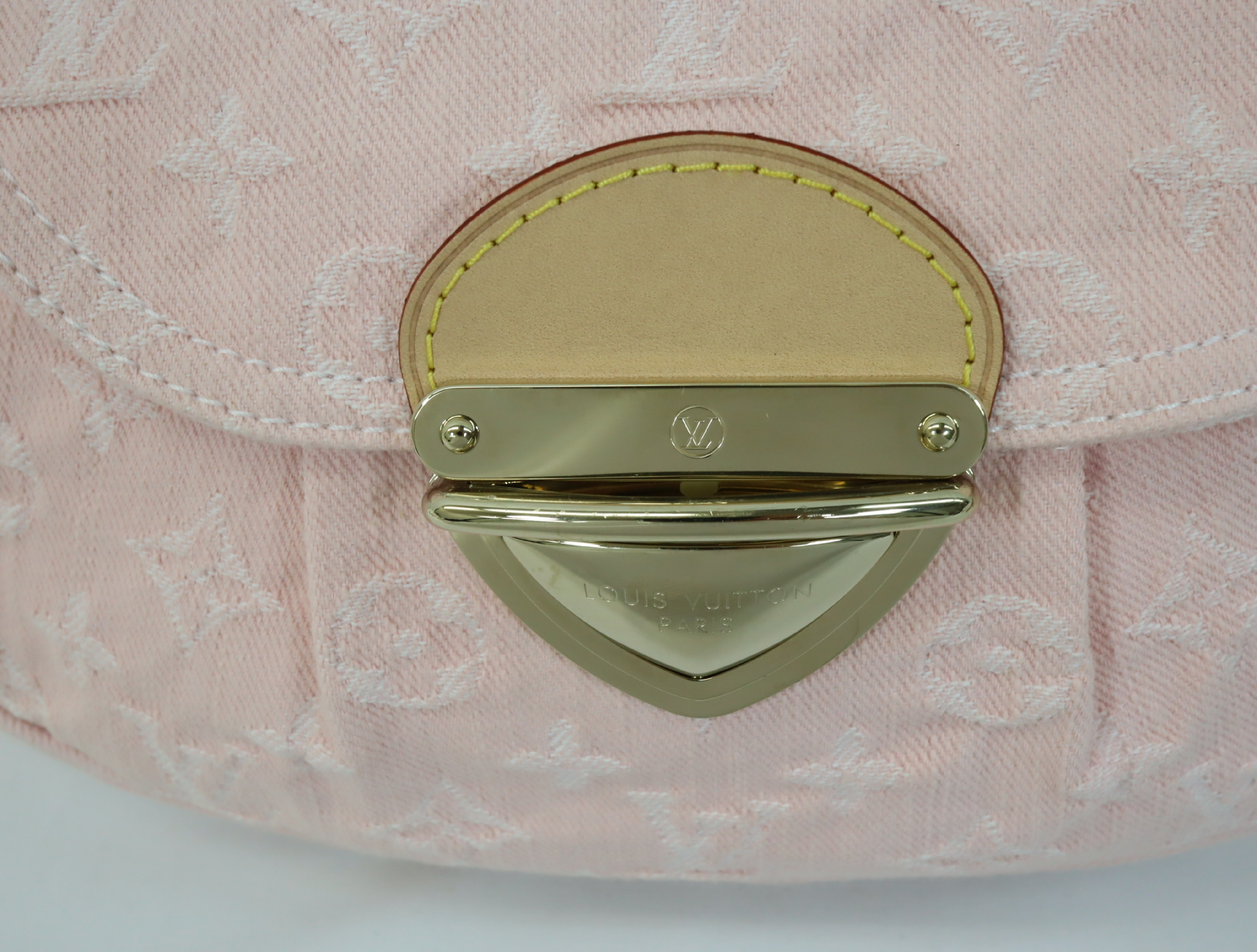 Monogram Denim Sunset M13347 Pink Shoulder Bag (RFID detected) — view 11