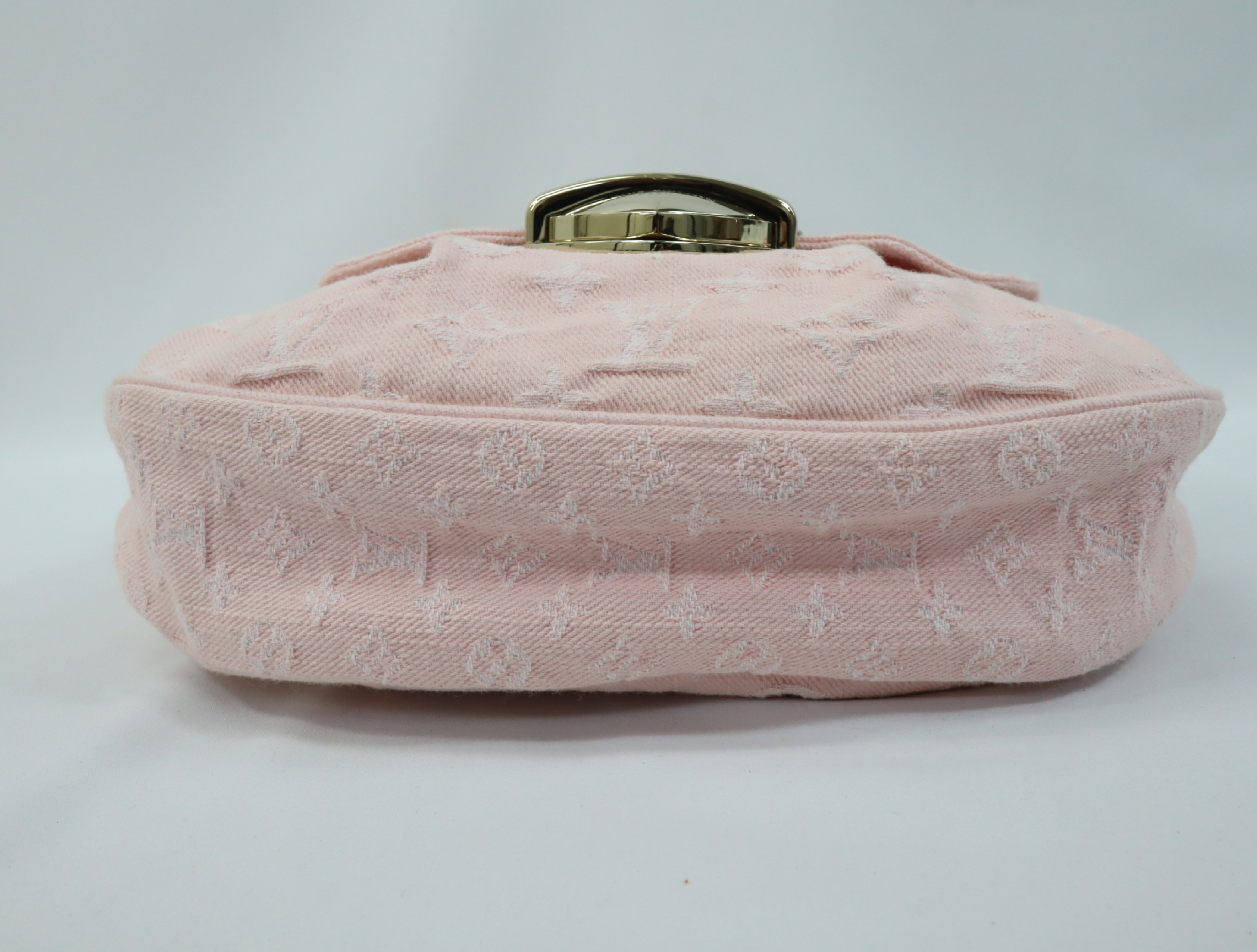 Monogram Denim Sunset M13347 Pink Shoulder Bag (RFID detected) — view 5