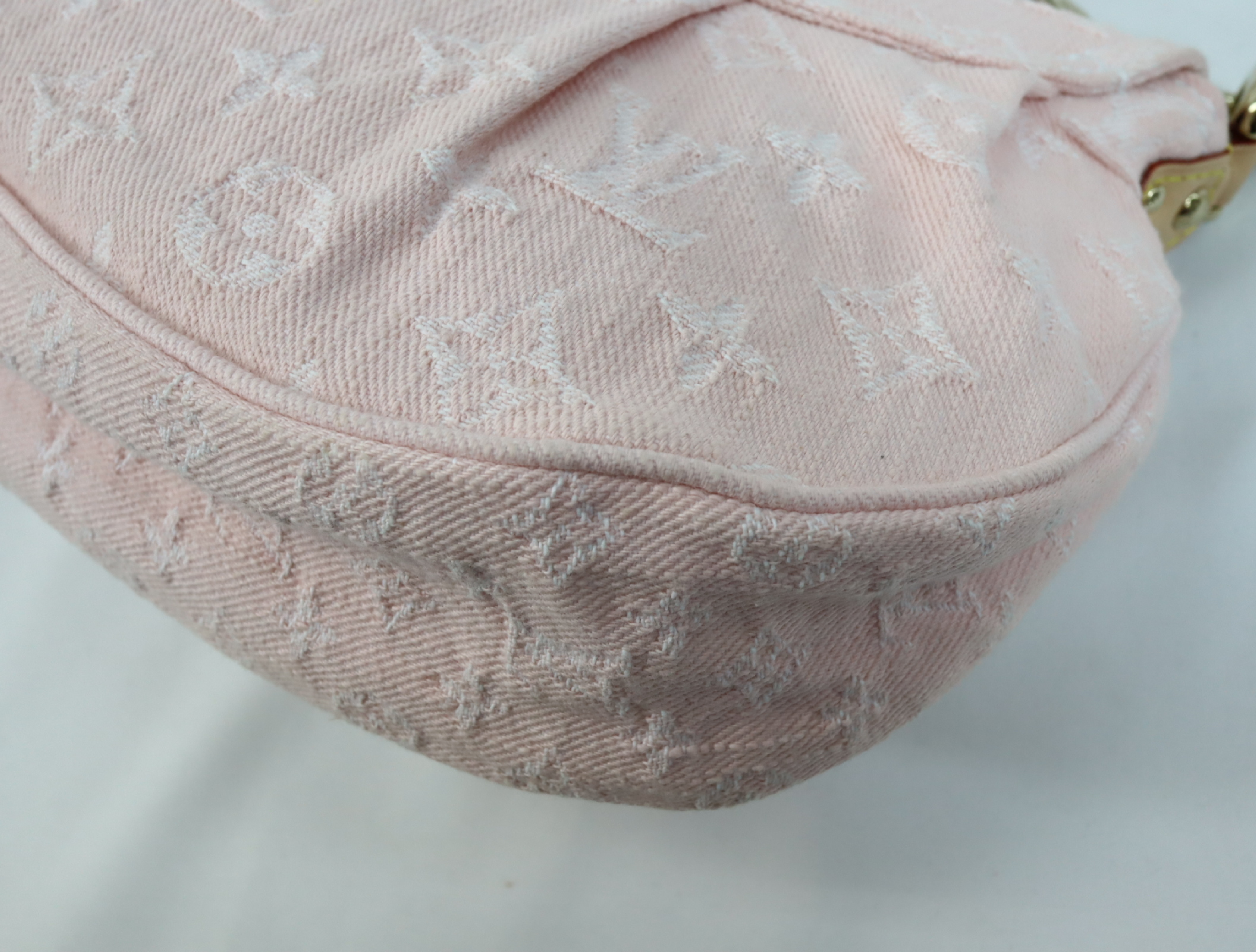 Monogram Denim Sunset M13347 Pink Shoulder Bag (RFID detected) — view 8