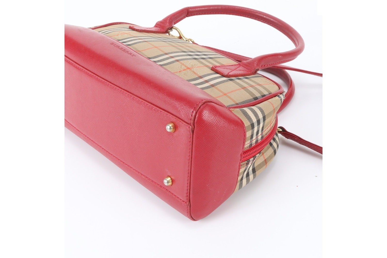 Nova Check Shadow Horse Leather 2-Way Shoulder Bag — view 5