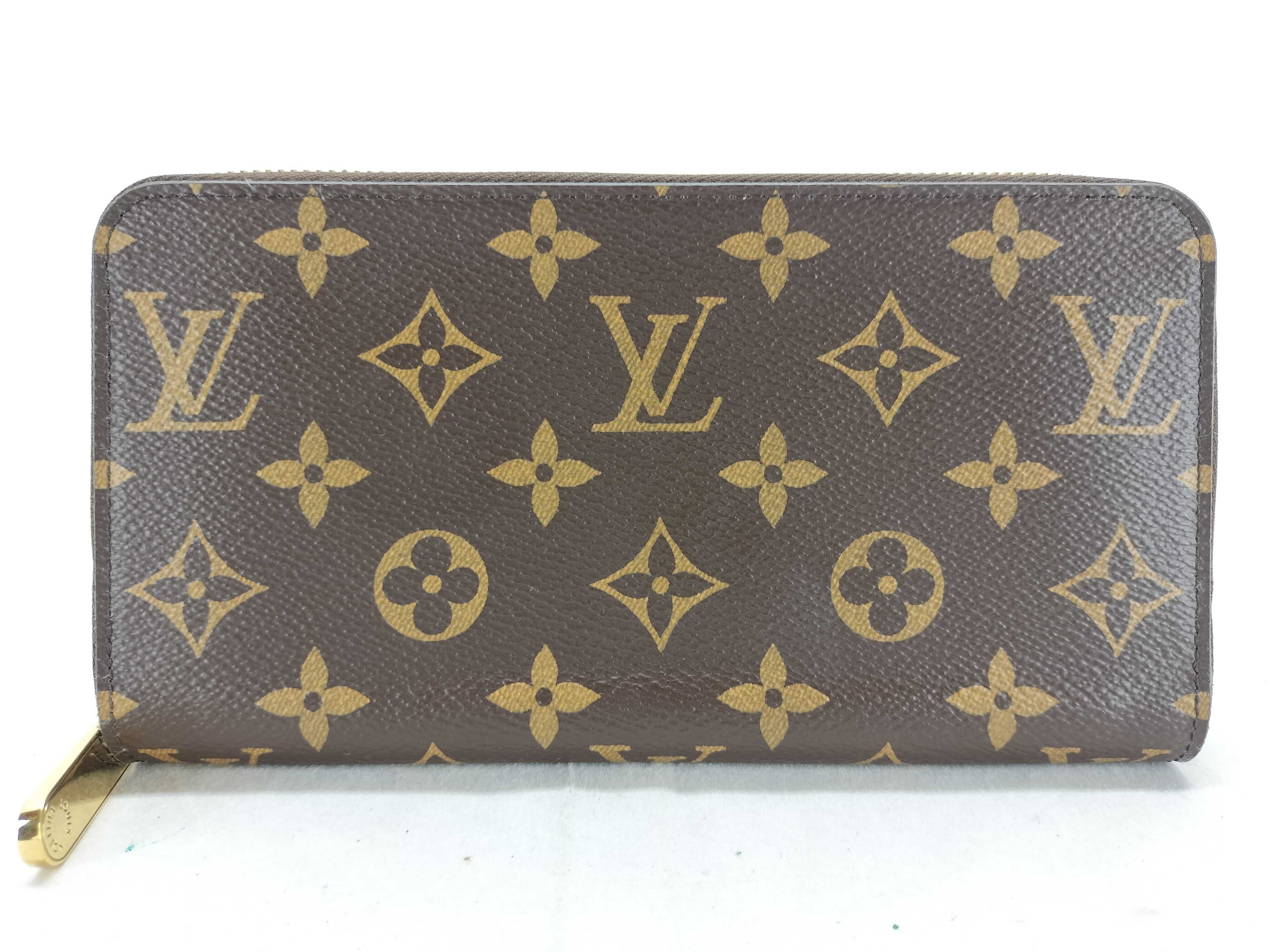 Monogram Louis Vuitton Zippy Wallet Long Wallet Monogram Wallet