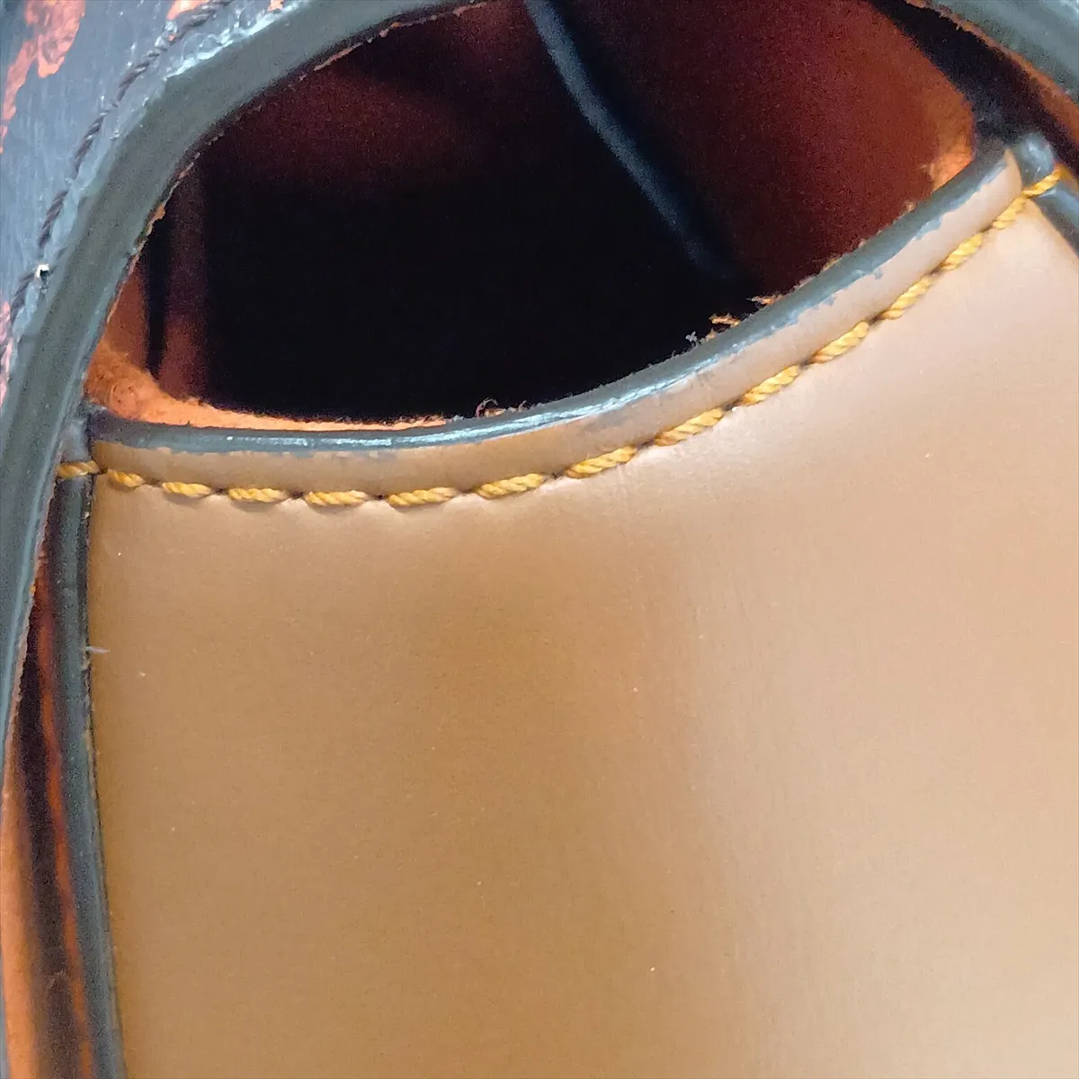 Catgram x Taurillon Twist MM M44408 FL4138 Brown x Orange RFID Compatible with Mirror — view 15