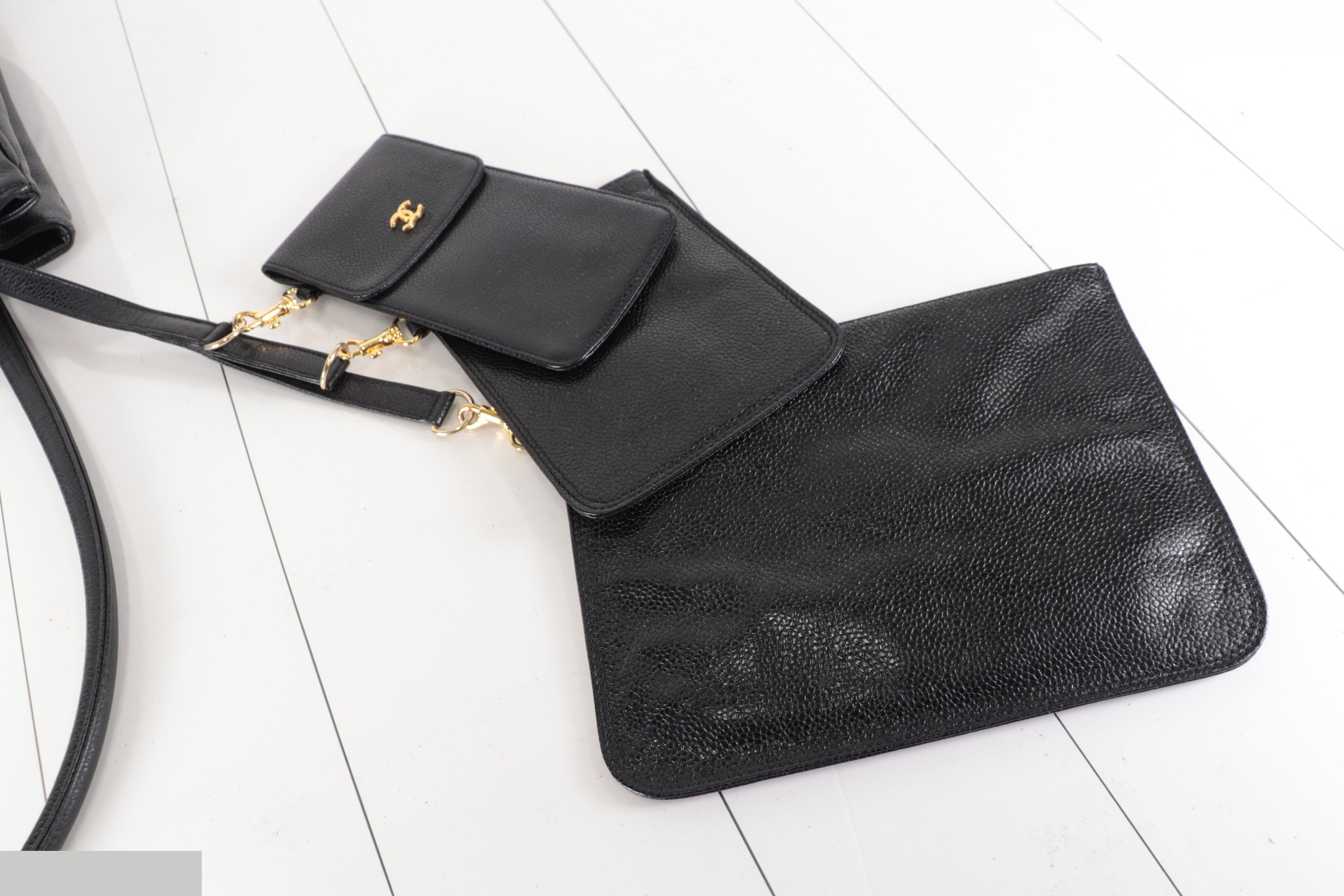Deca Coco Caviar Tote Bag with 3 Pouches - Unit #3 — view 9