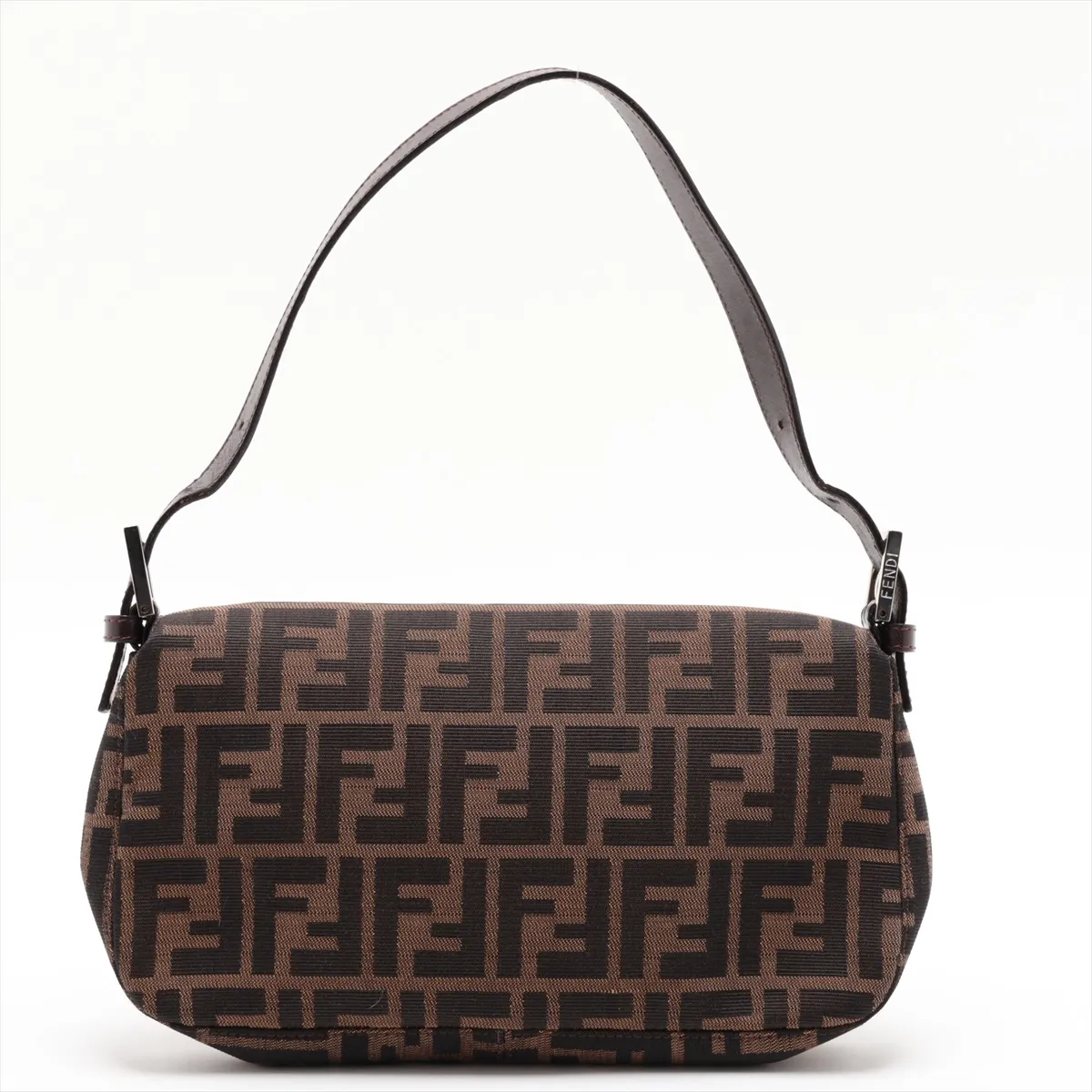 Zucca Mamma Bucket 26424 Canvas x Leather Shoulder Bag Brown — view 2