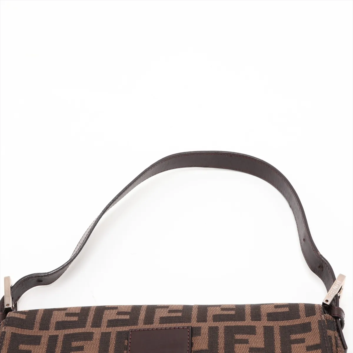 Zucca Mamma Bucket 26424 Canvas x Leather Shoulder Bag Brown — view 6